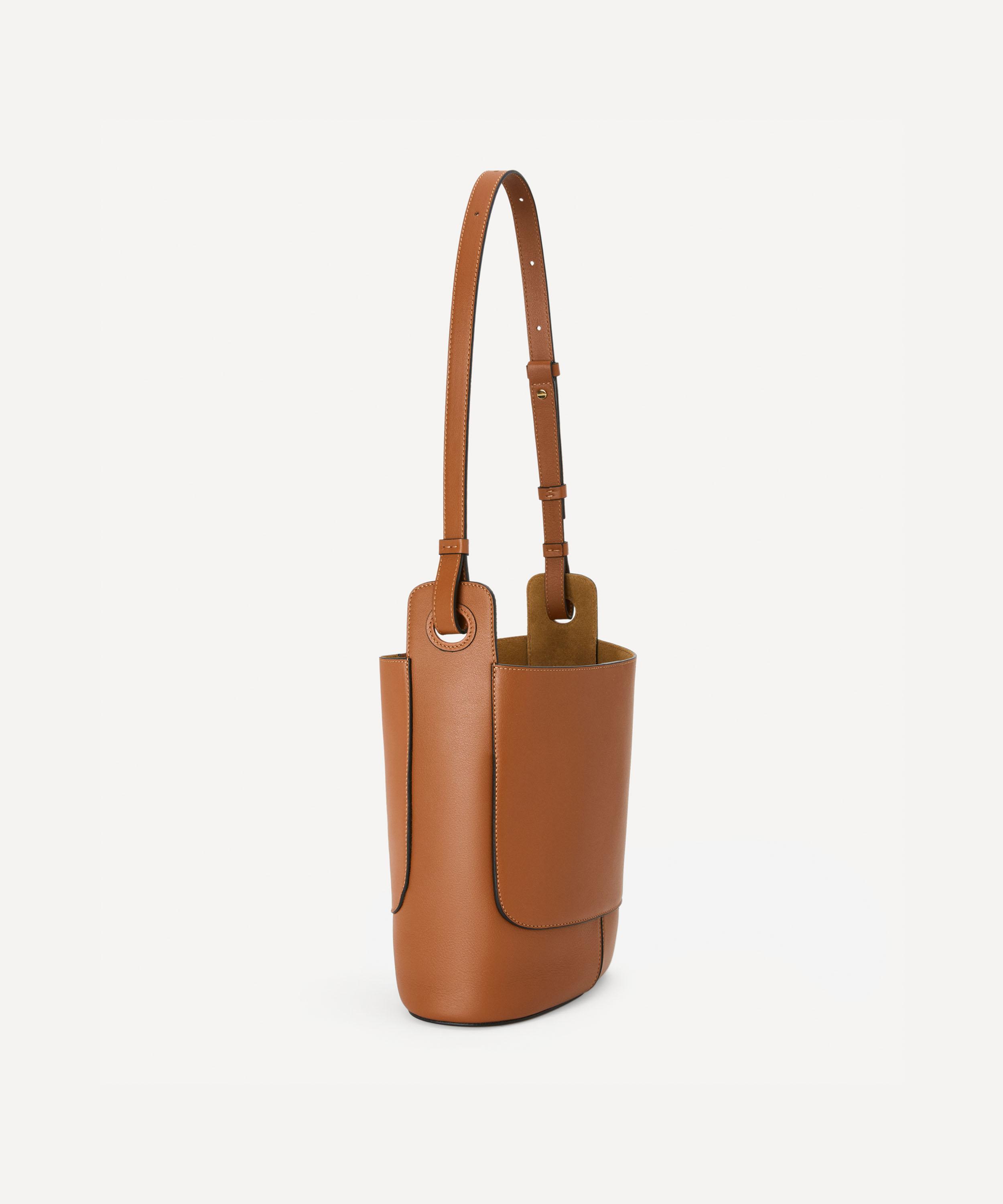 Loewe - Small Hobo Anagram Leather Bucket Bag image number 3