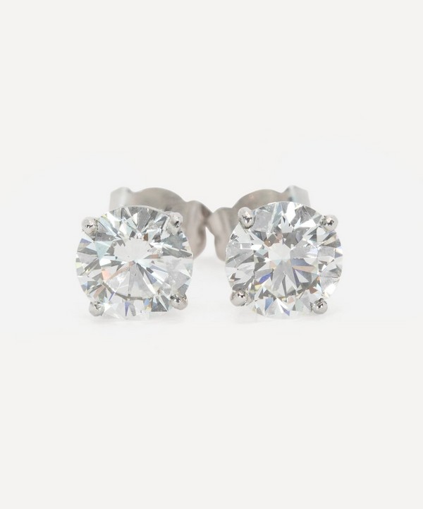 Kojis - Platinum 3ct Diamond Stud Earrings image number null