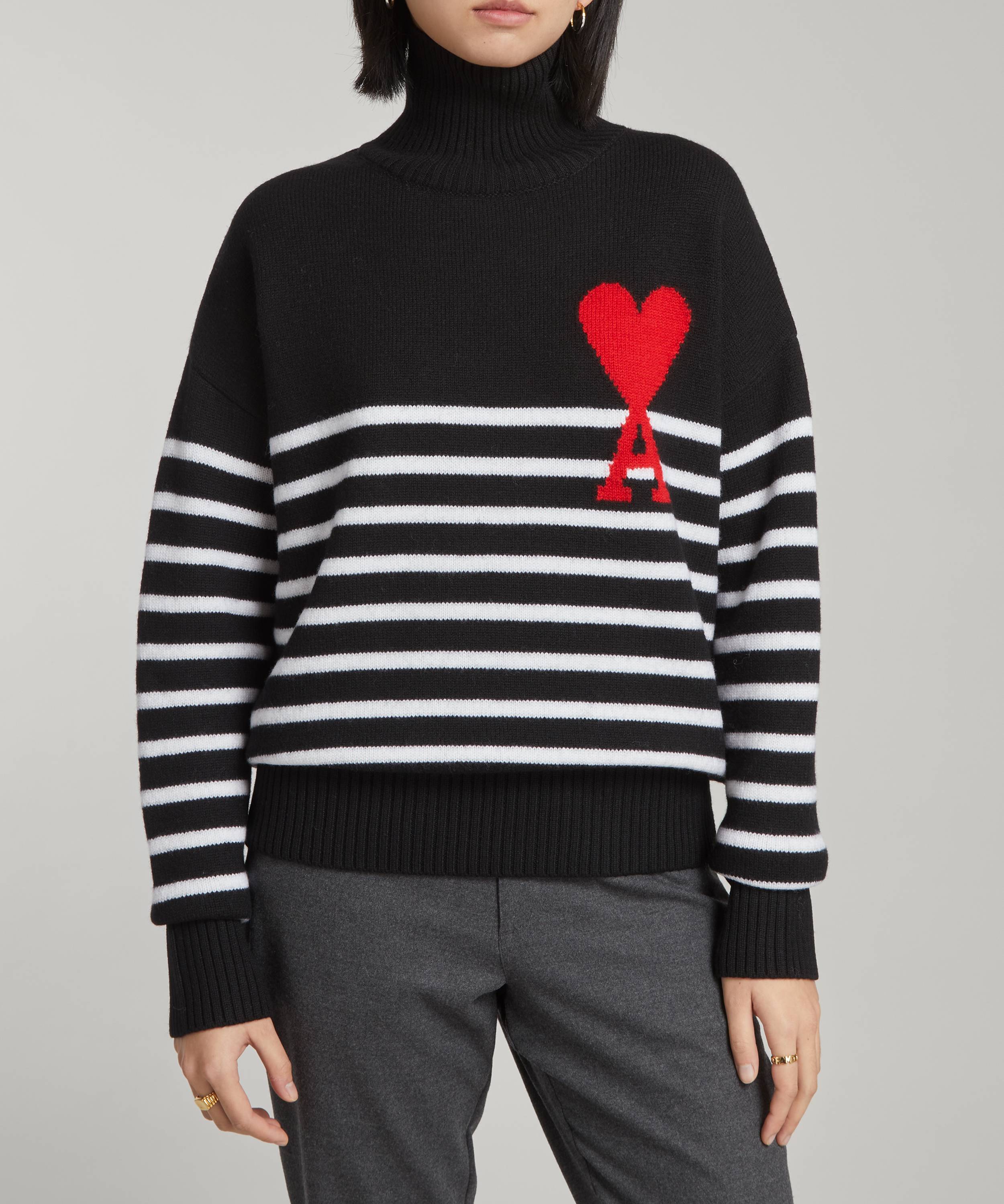 Ami Ami de Coeur Striped Oversized Sweater | Liberty