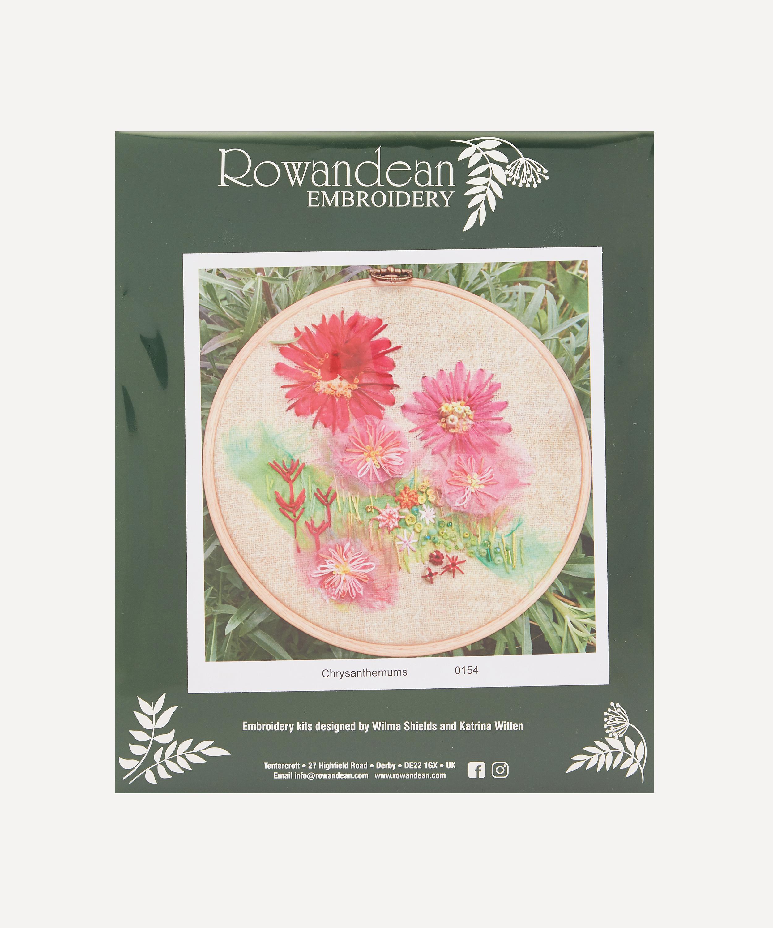 Rowandean Embroidery - Chrysanthemums Hand Embroidery Kit image number 0