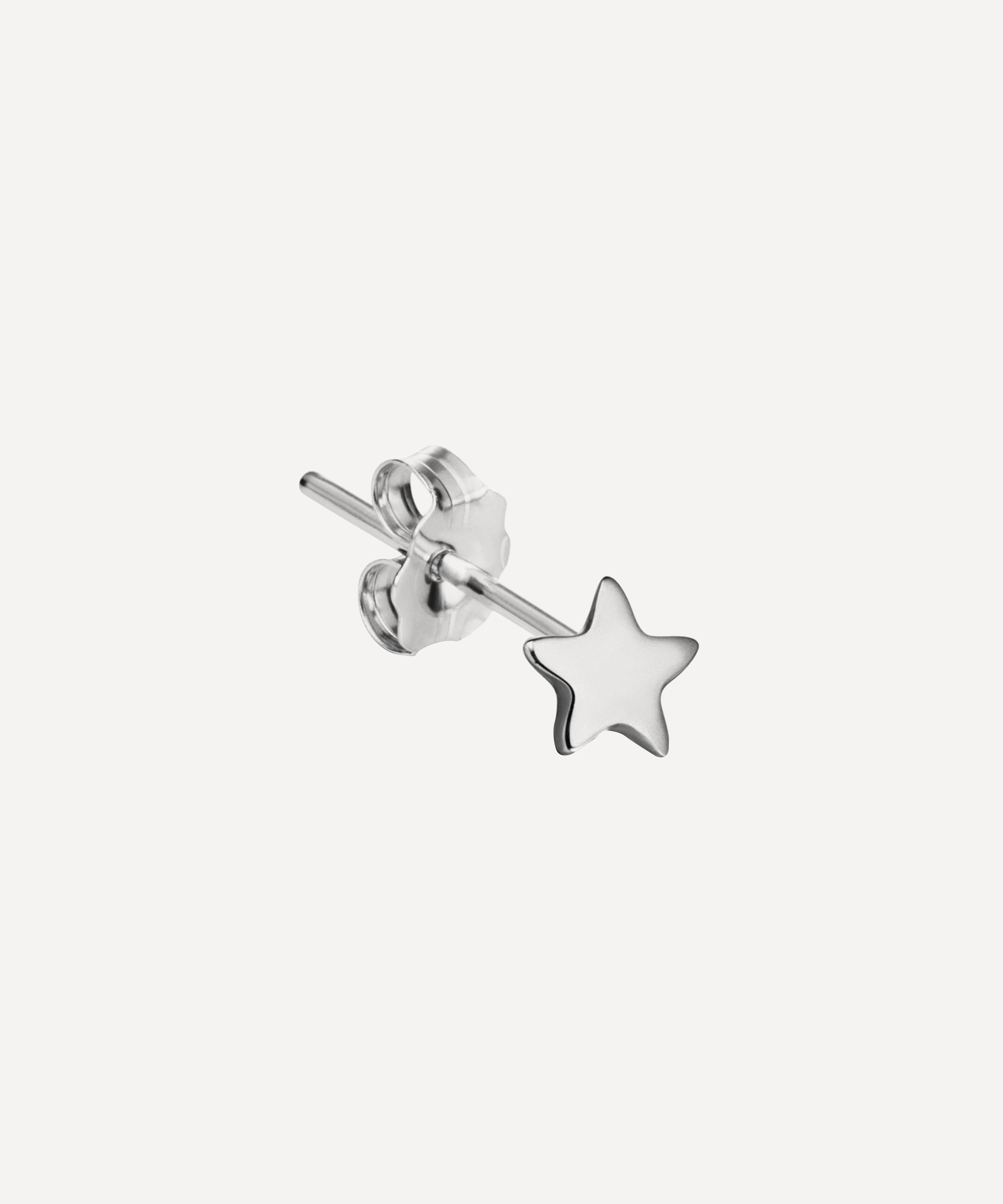 Maria Tash - 14ct 2.5mm Plain Star Stud Earring image number 0