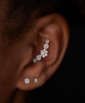 Maria Tash - 14ct 2.5mm Plain Star Stud Earring image number 1