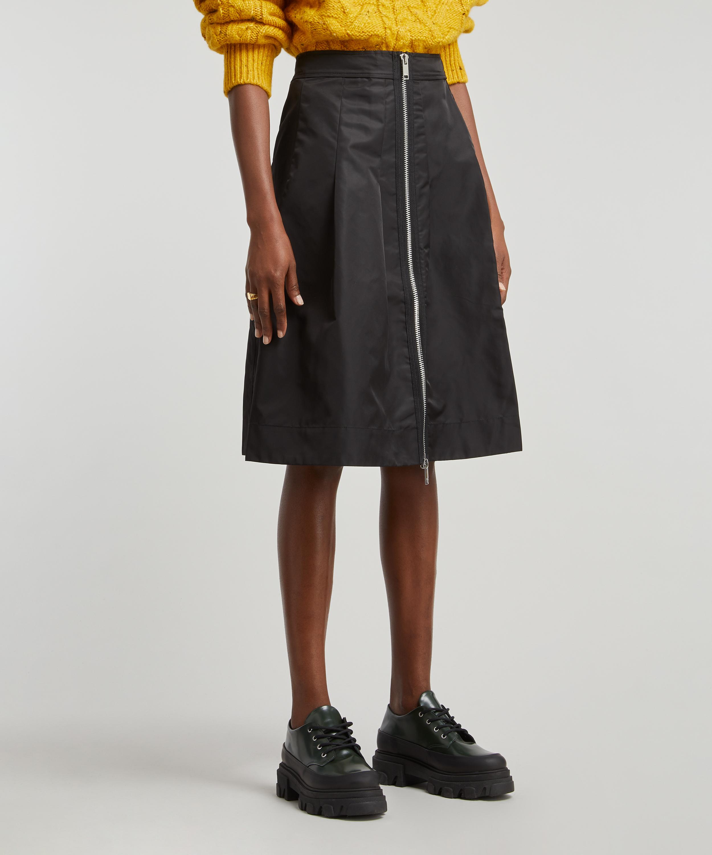 Ganni - Recycled Nylon Midi-Skirt image number 1