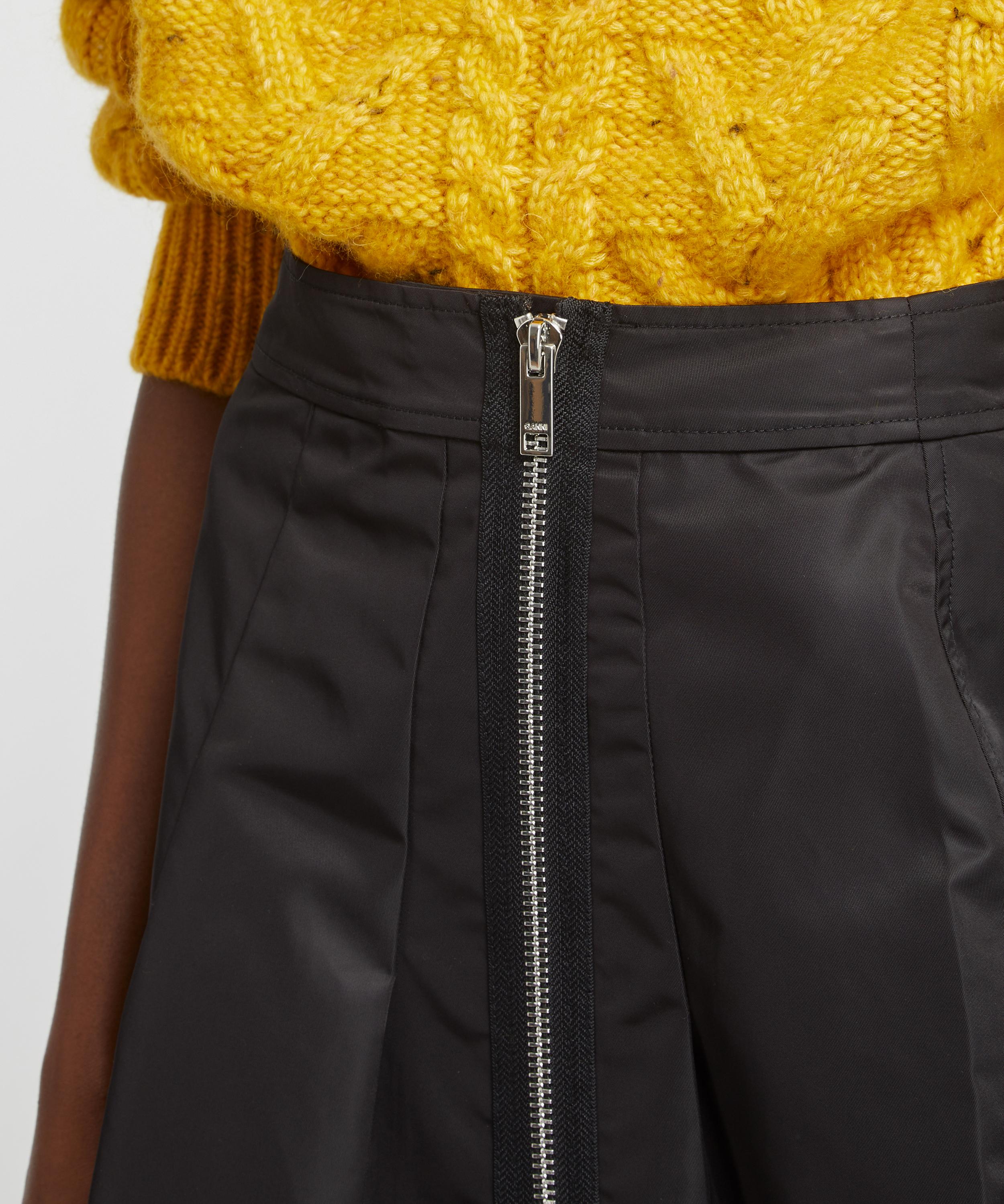 Ganni - Recycled Nylon Midi-Skirt image number 4