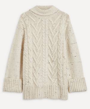 Cable-Knit Scarf Jumper