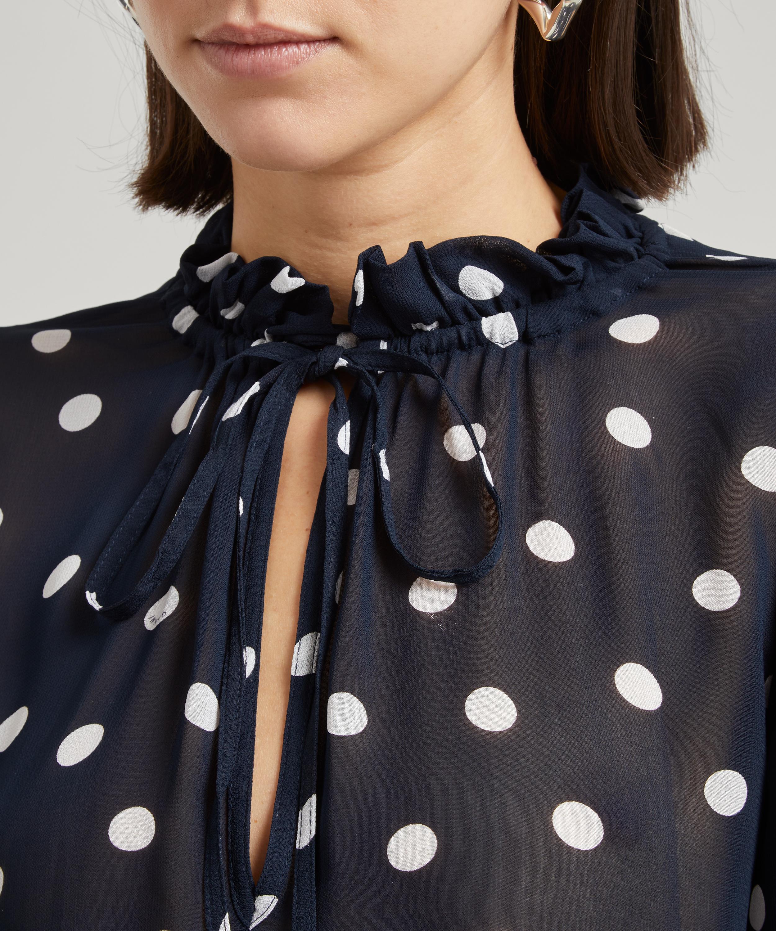 Ganni polka store dot top