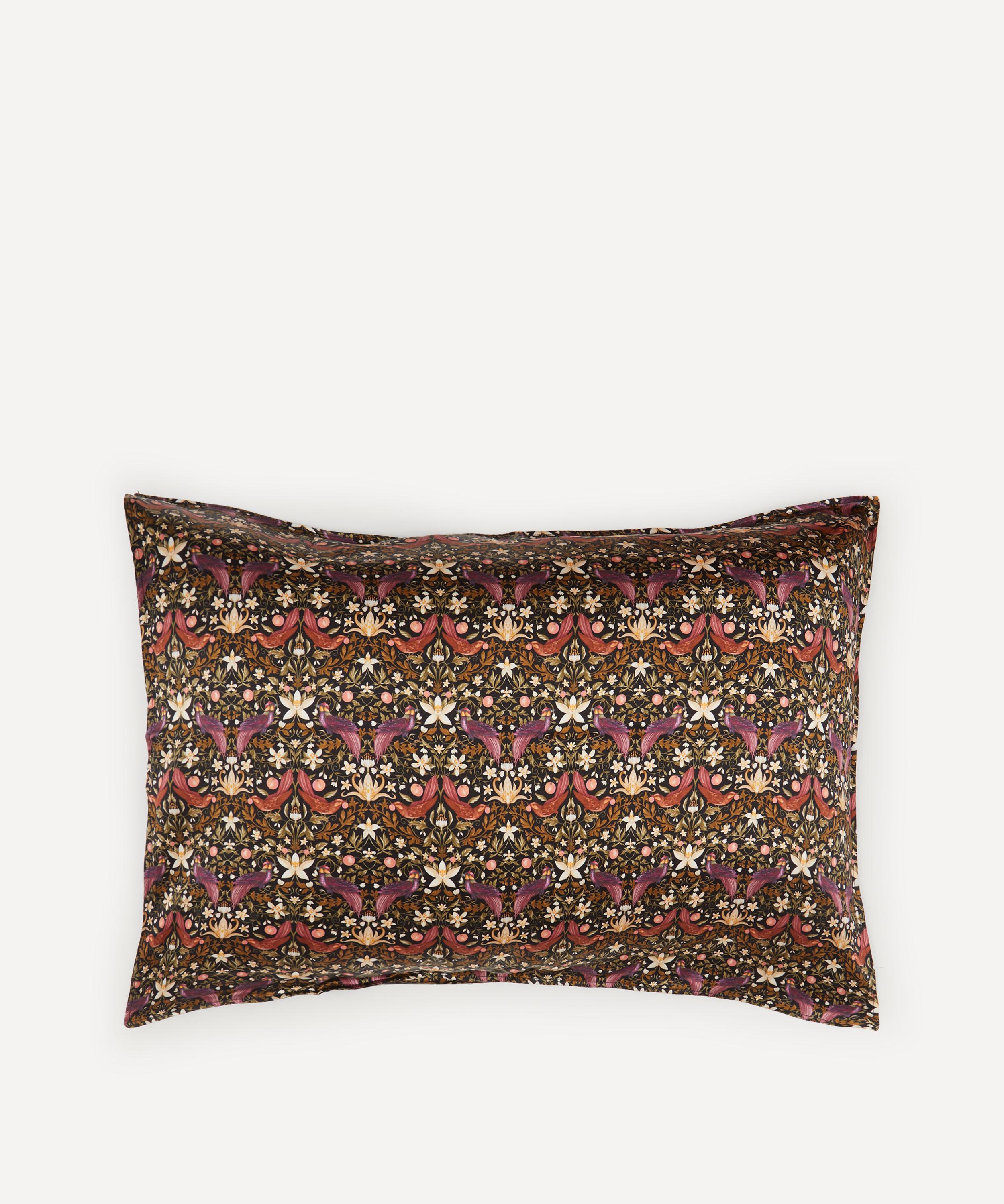 Coco & Wolf - Forbidden Orchard Silk Satin Pillowcases Set of Two image number 1