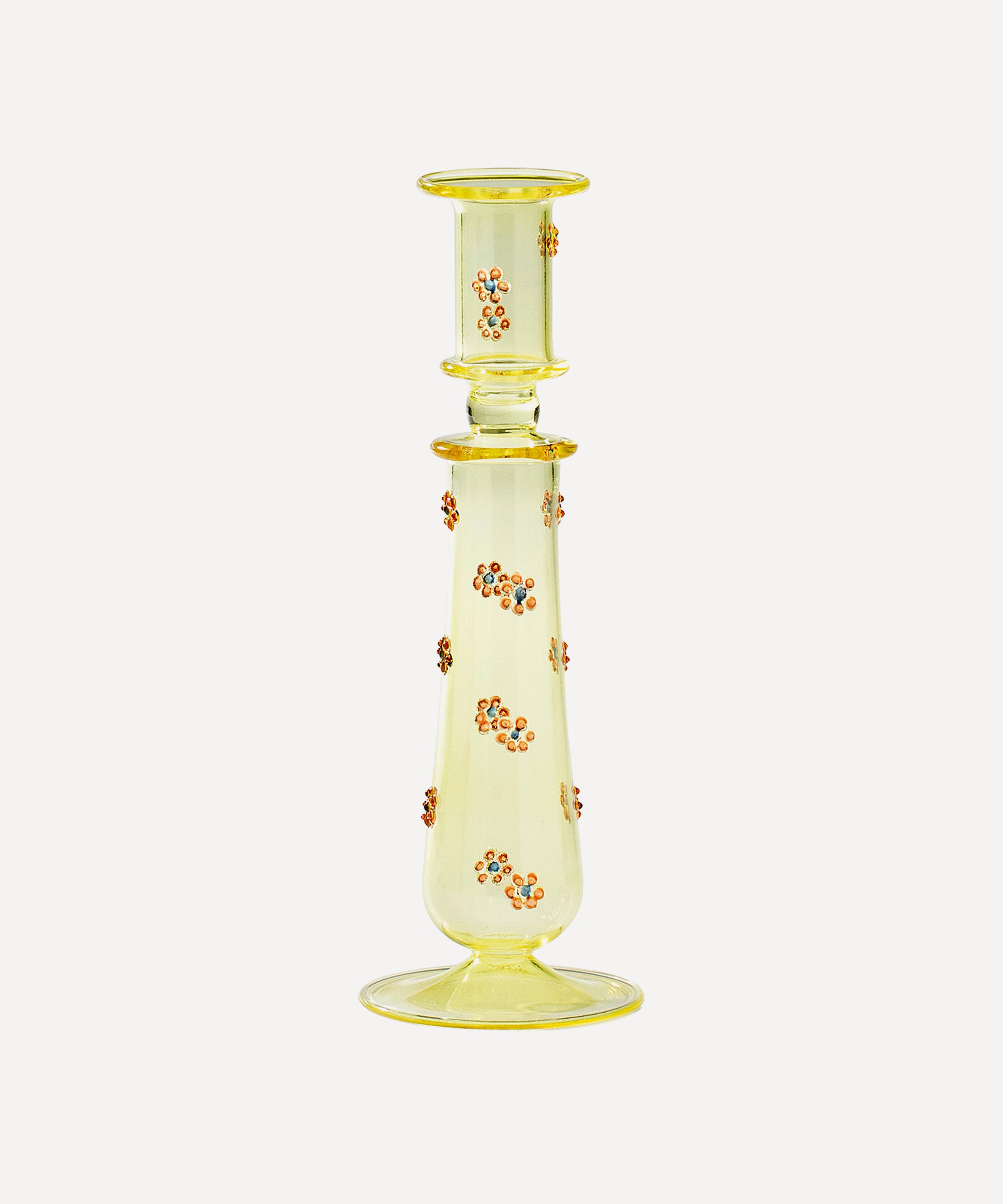 Anna + Nina - Daisy Glass Candle Holder image number 0