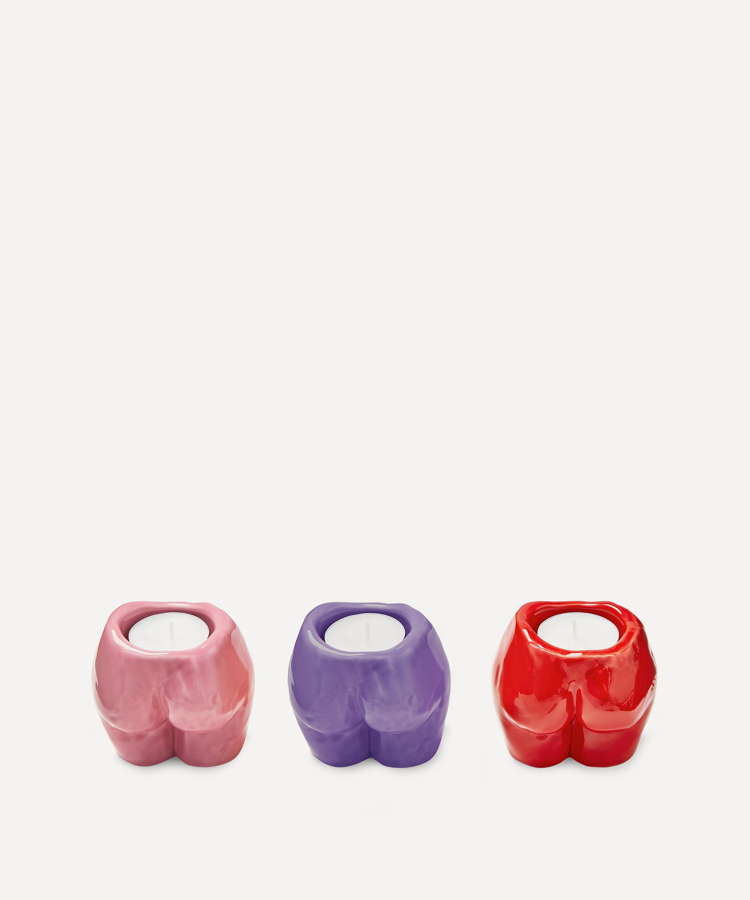 Anissa Kermiche - Rock Bottom Tealight Holders Set of Three image number 2