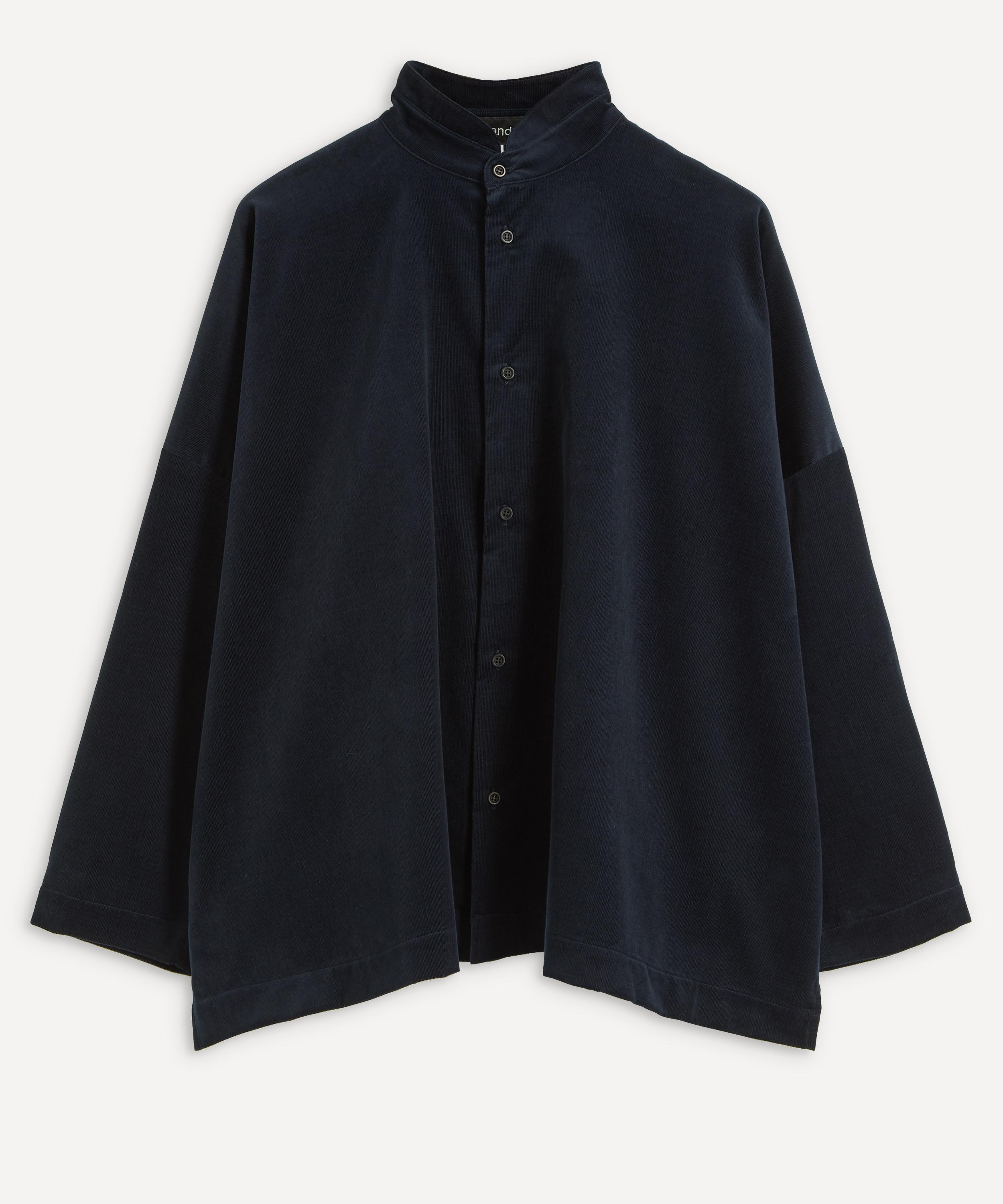 Eskandar - Double Stand Collar Shirt image number 0