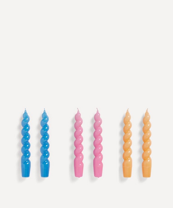 Hay - Spiral Candles Set of Six image number null