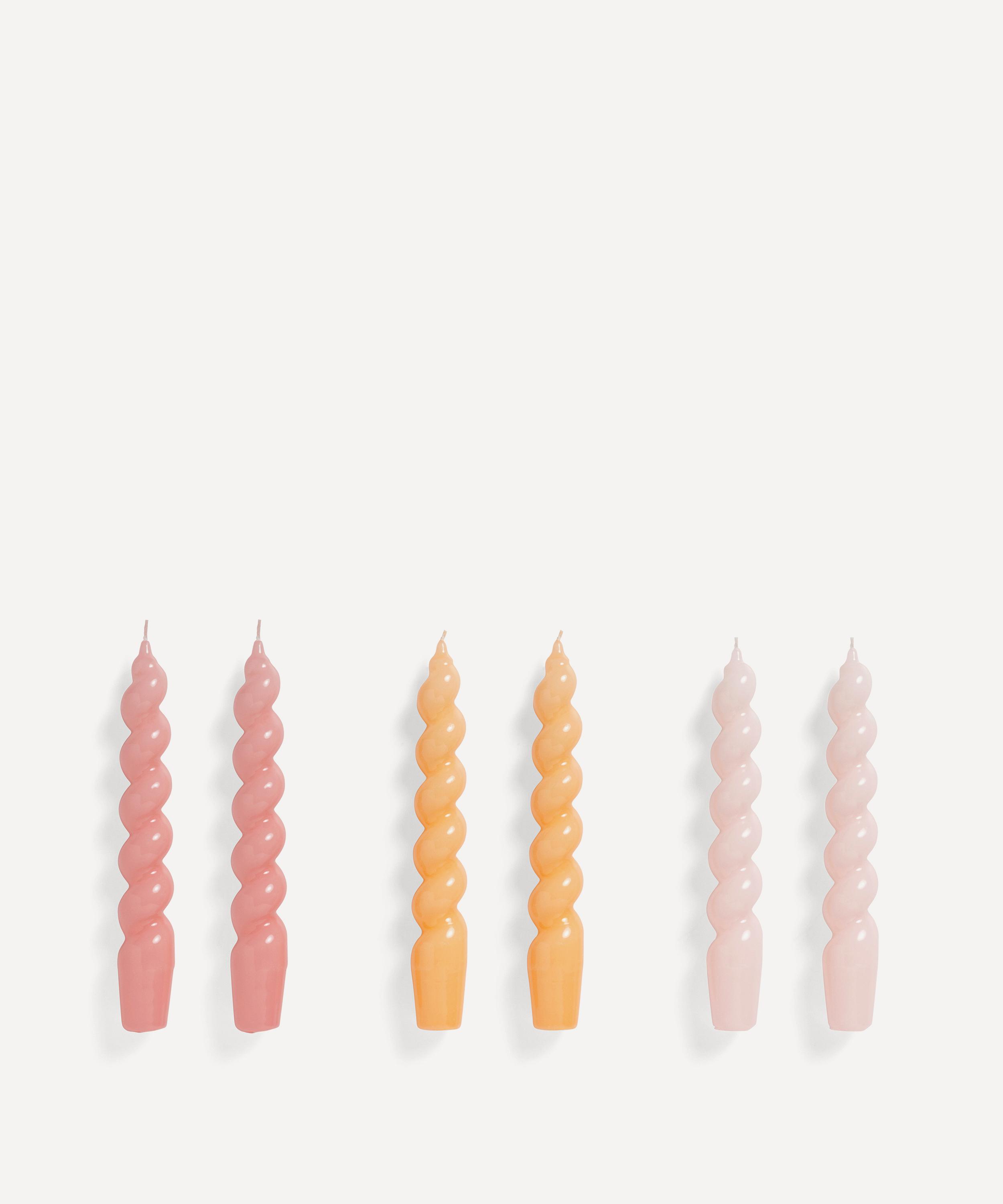 Hay - Spiral Candles Set of Six image number 0