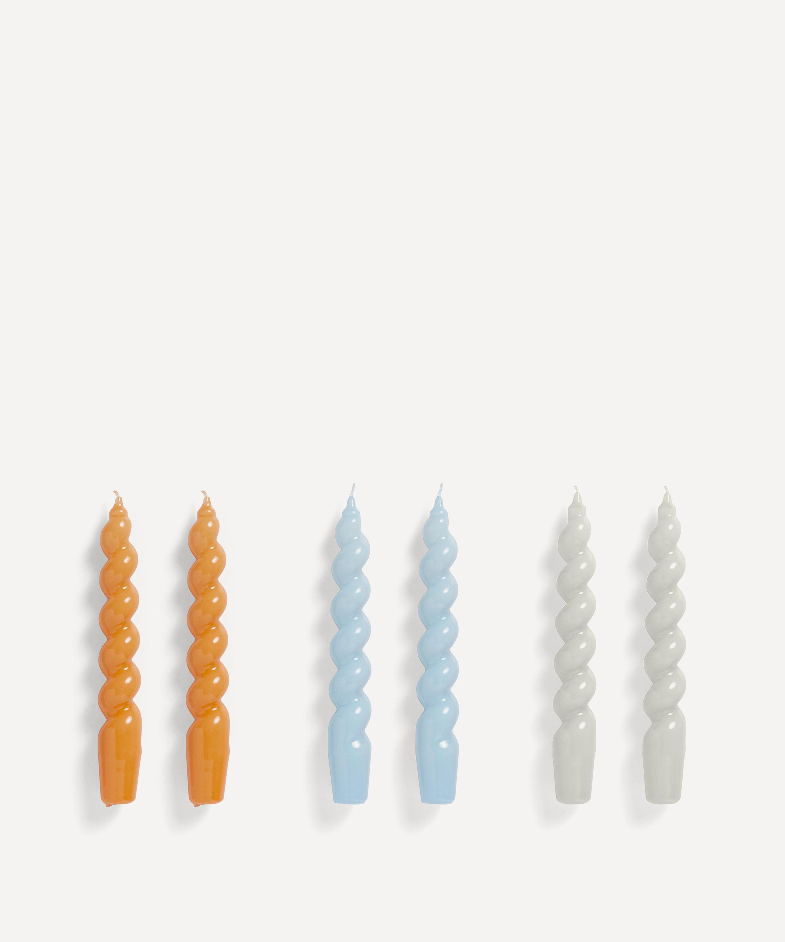 Hay - Spiral Candles Set of Six image number 0
