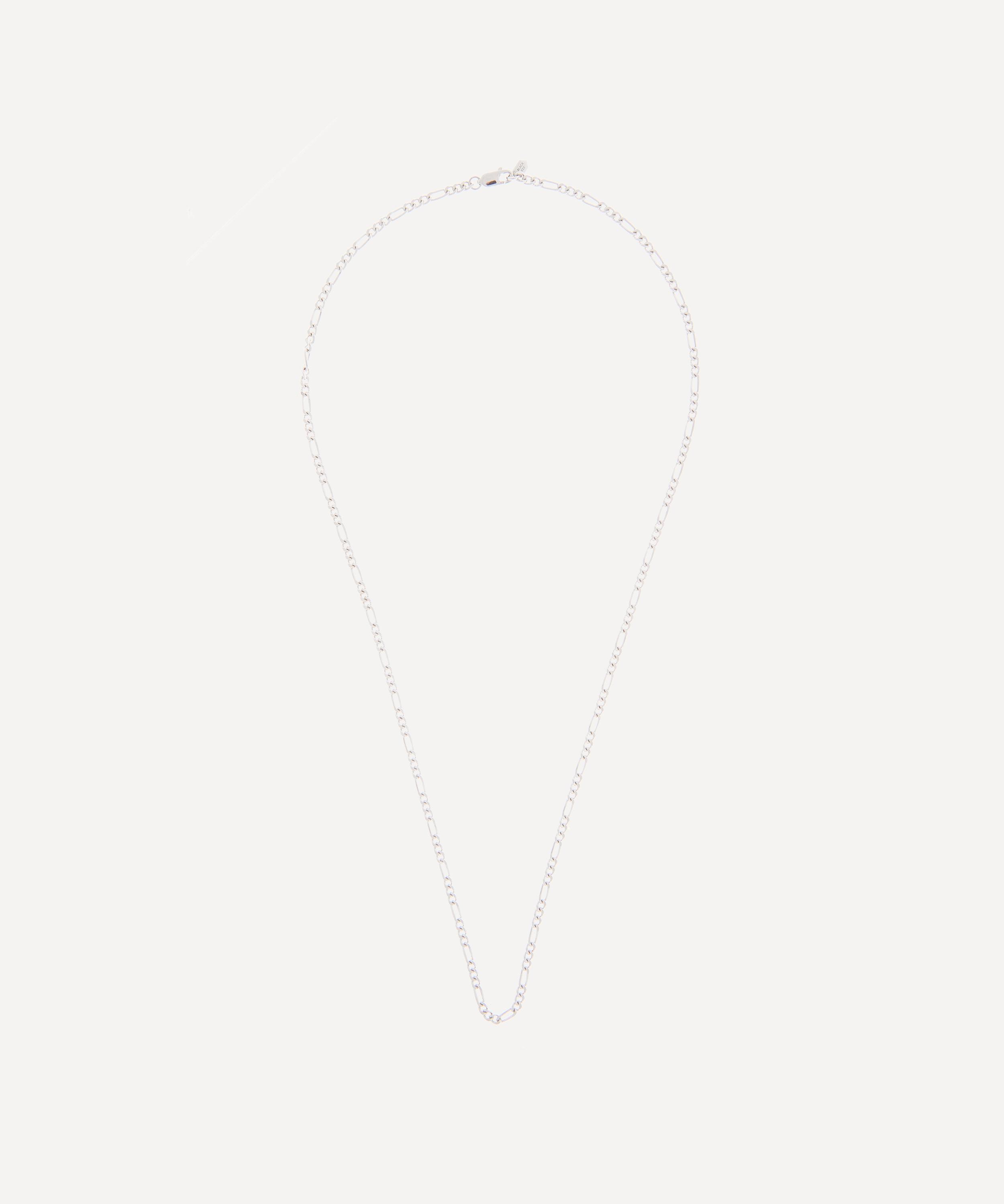 Maria Black - White Rhodium-Plated Saffi 50 Chain Necklace image number 0