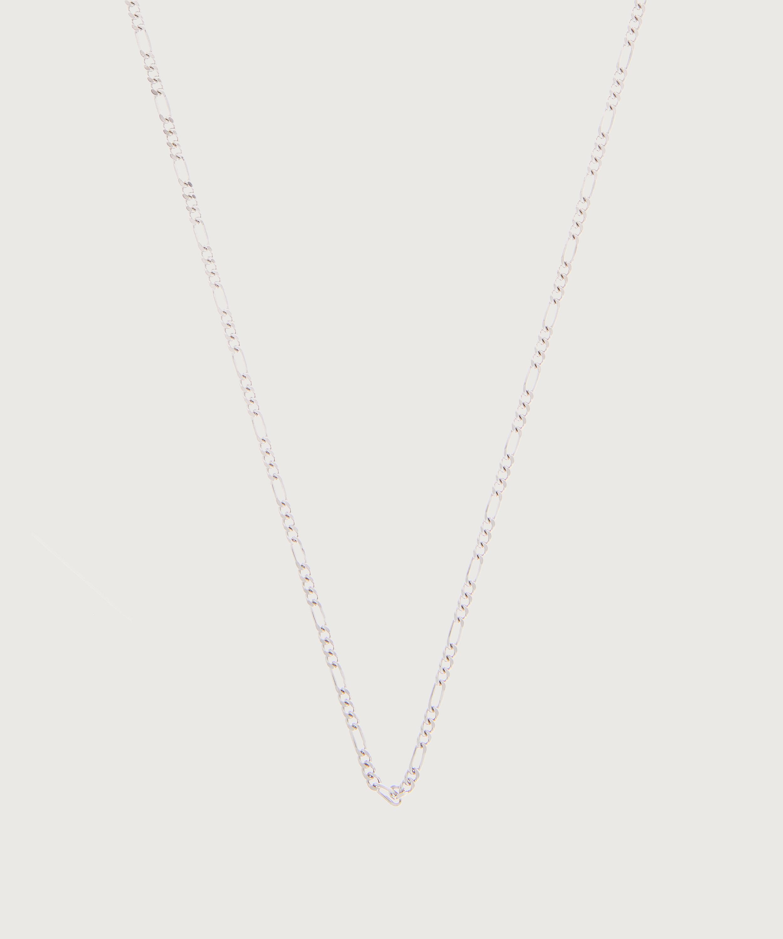 Maria Black - White Rhodium-Plated Saffi 50 Chain Necklace image number 2