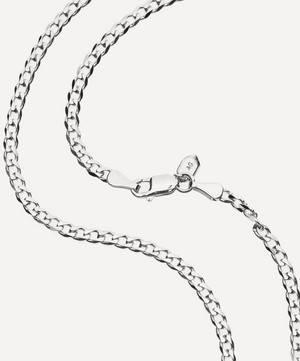 Maria Black - White Rhodium-Plated Saffi 50 Chain Necklace image number 3