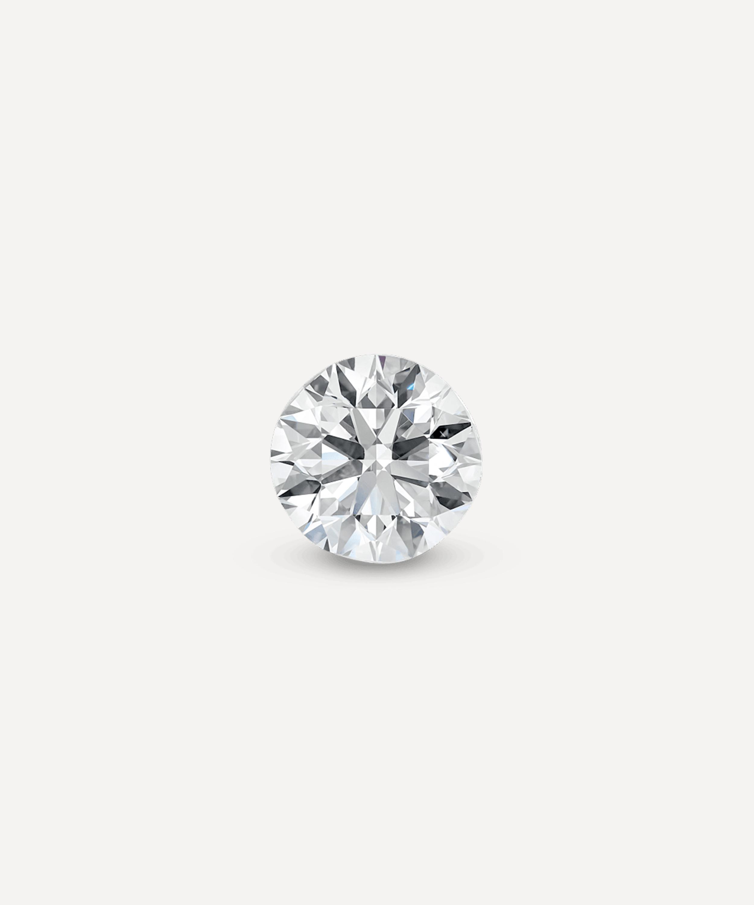 Maria Tash - 2.5mm Invisible Set Diamond Stud Earring image number 2