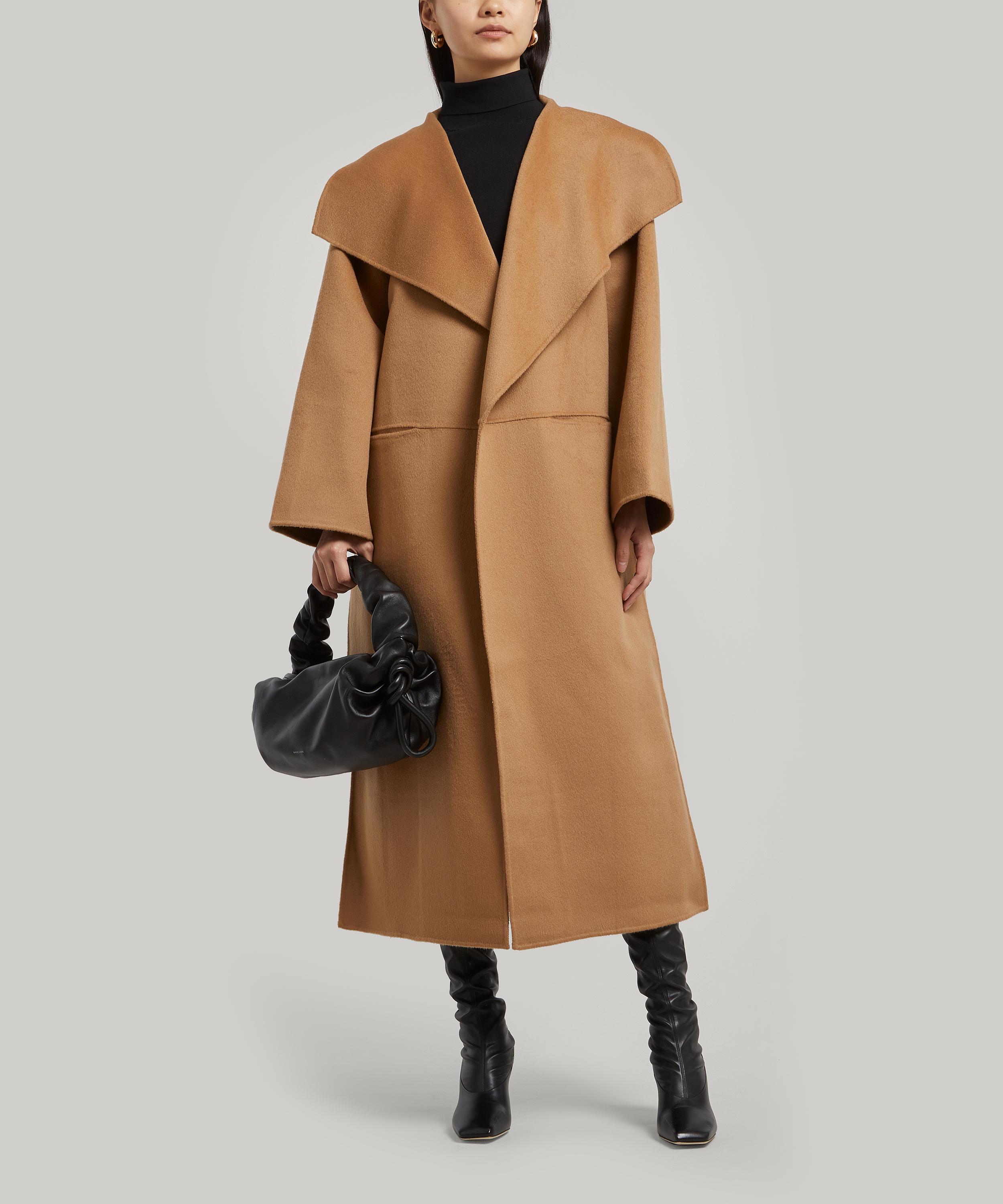 Signature wool cashmere coat camel – TOTEME