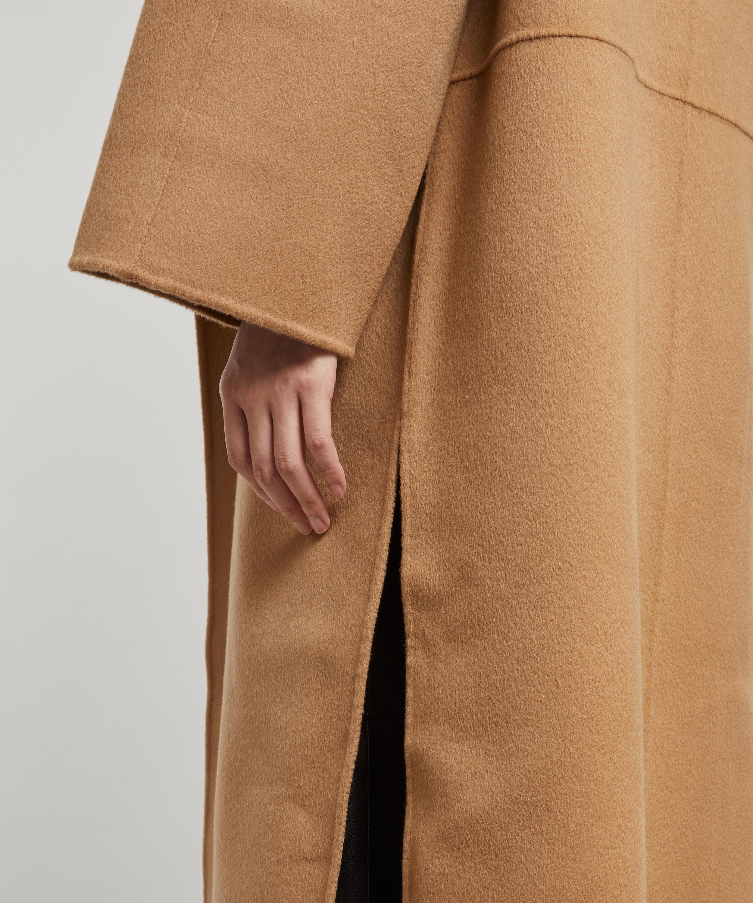 Signature wool cashmere coat camel – TOTEME