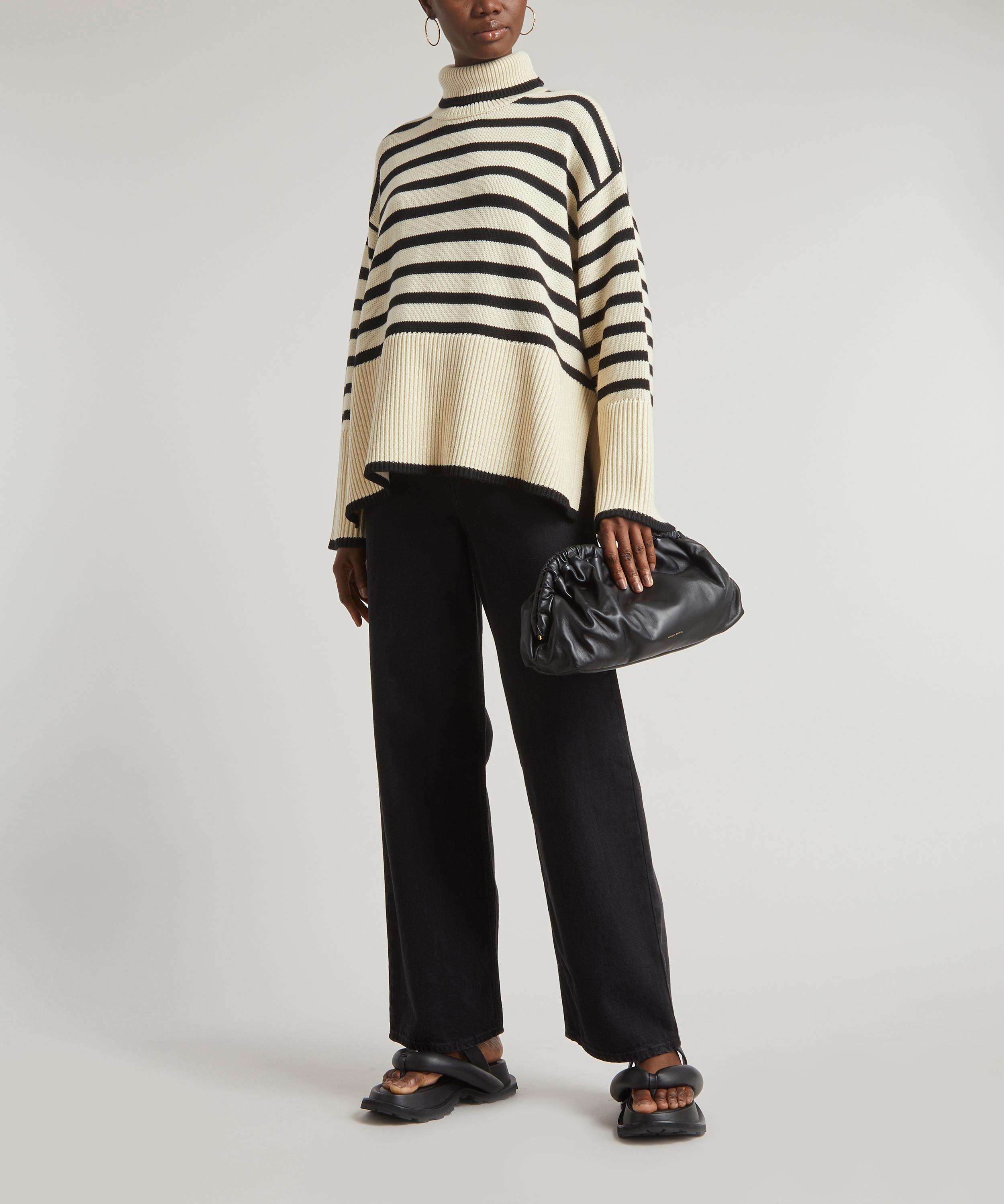 Toteme - Signature Stripe Turtleneck image number 1