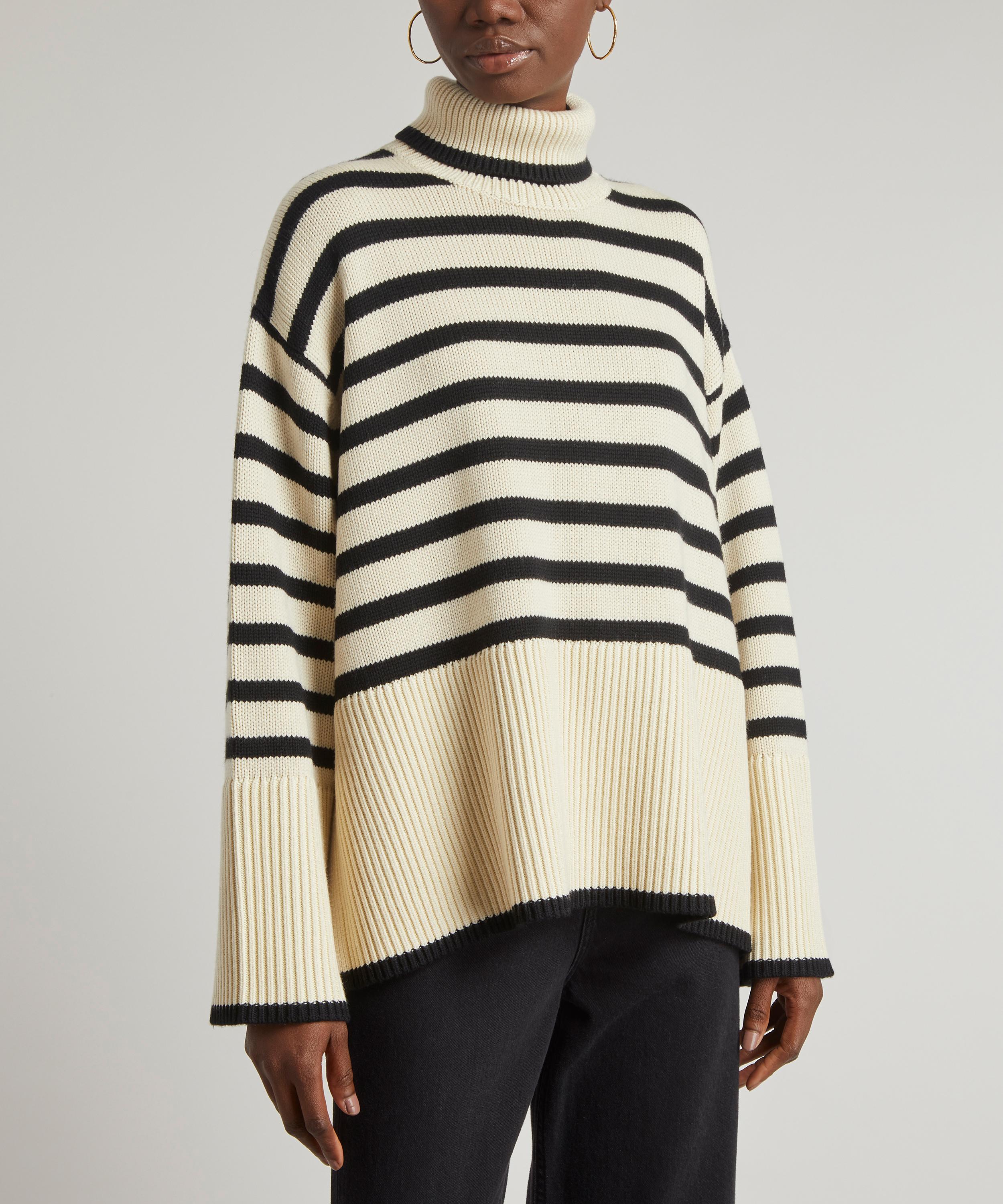 Toteme - Signature Stripe Turtleneck image number 2