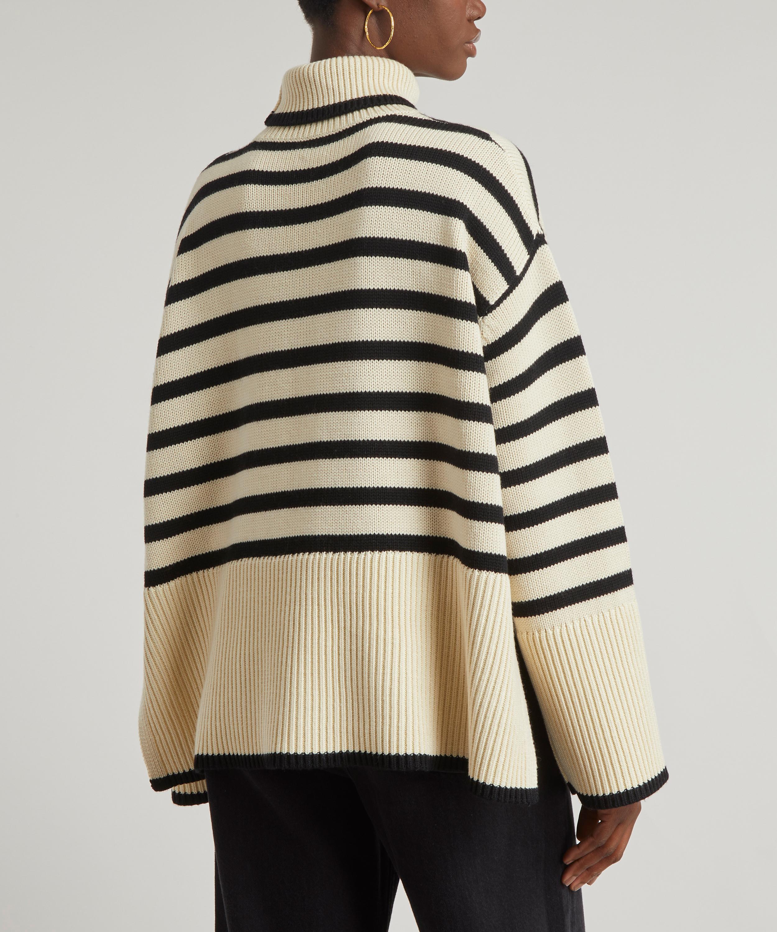 Toteme - Signature Stripe Turtleneck image number 3