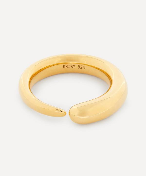 KHIRY - Gold Plated Vermeil Silver Khartoum Nude Stacking Ring image number 0