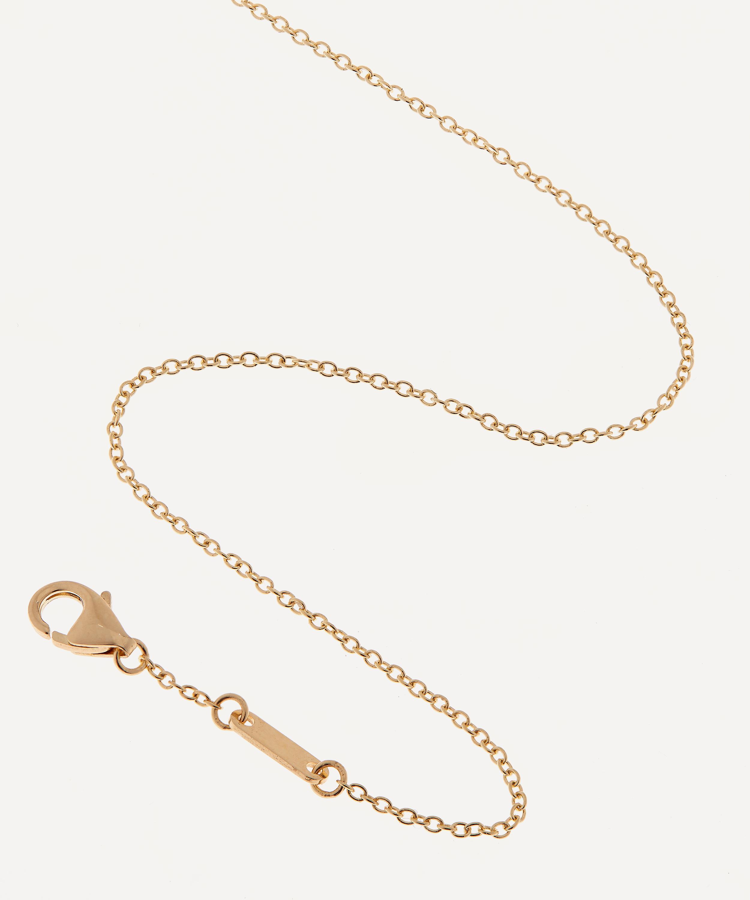 Plain deals gold necklace