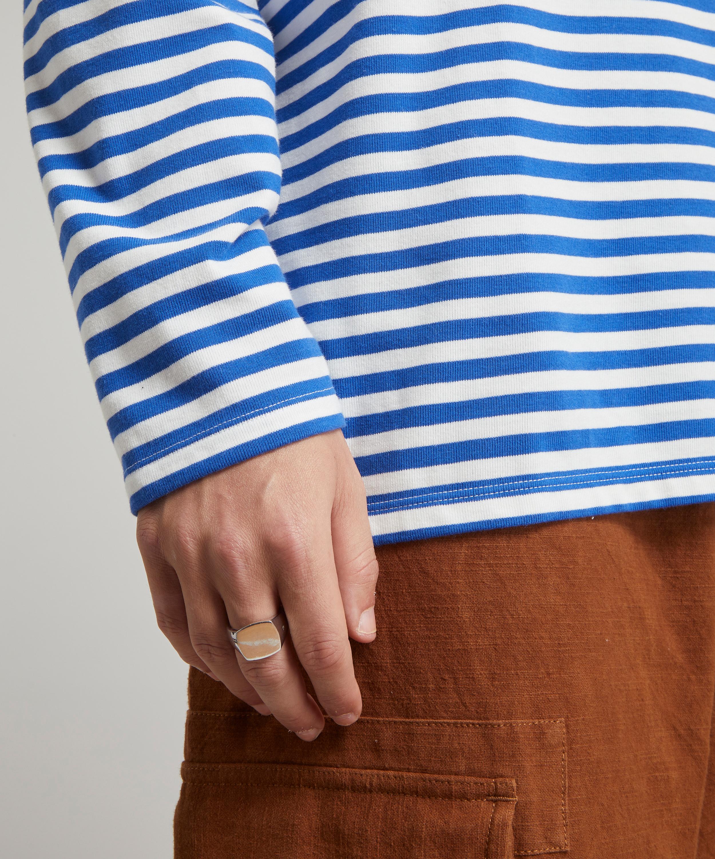 Nanamica Coolmax Striped Jersey T-Shirt | Liberty