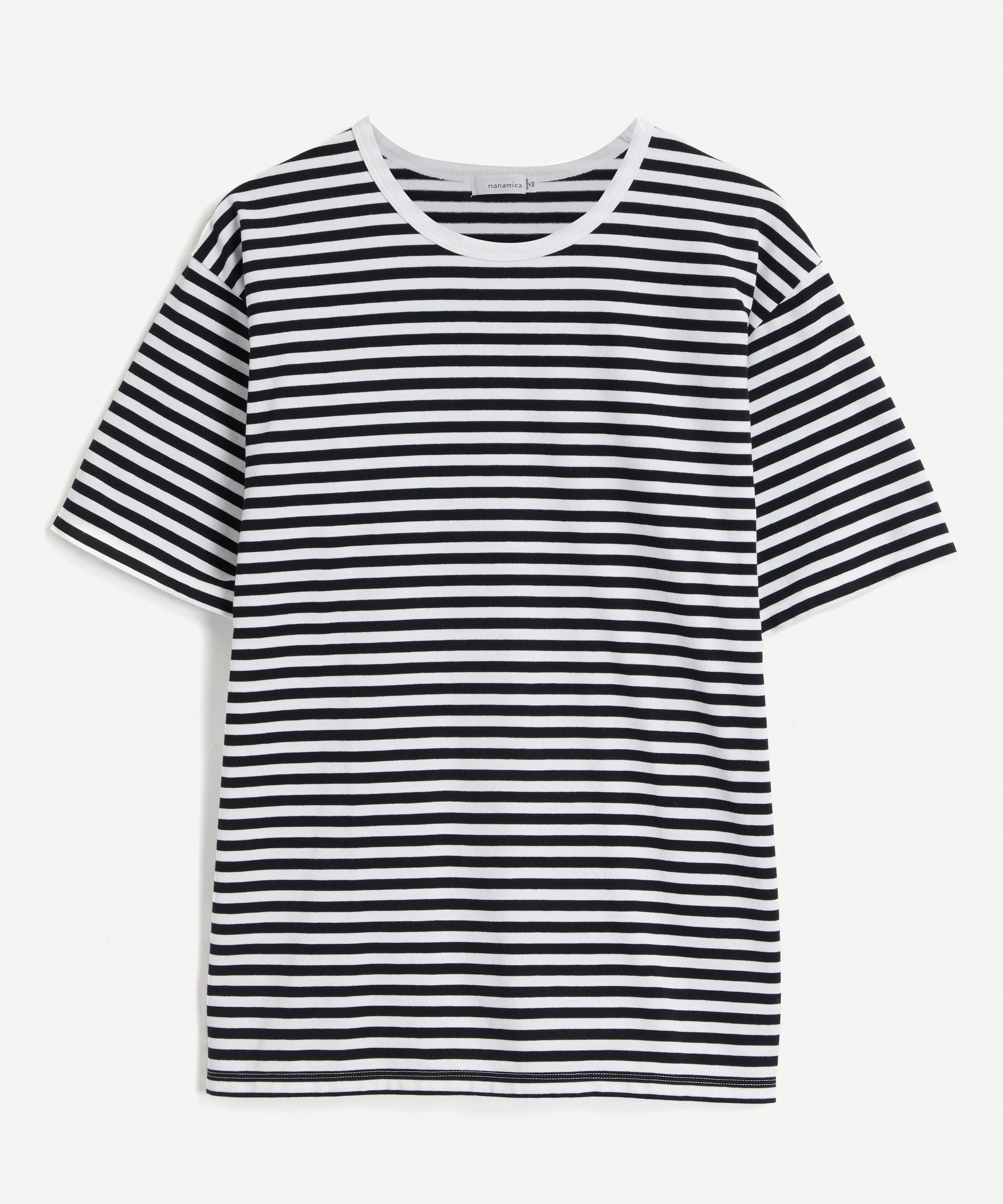 Nanamica - Coolmax Striped Jersey Short-Sleeve T-Shirt image number 0