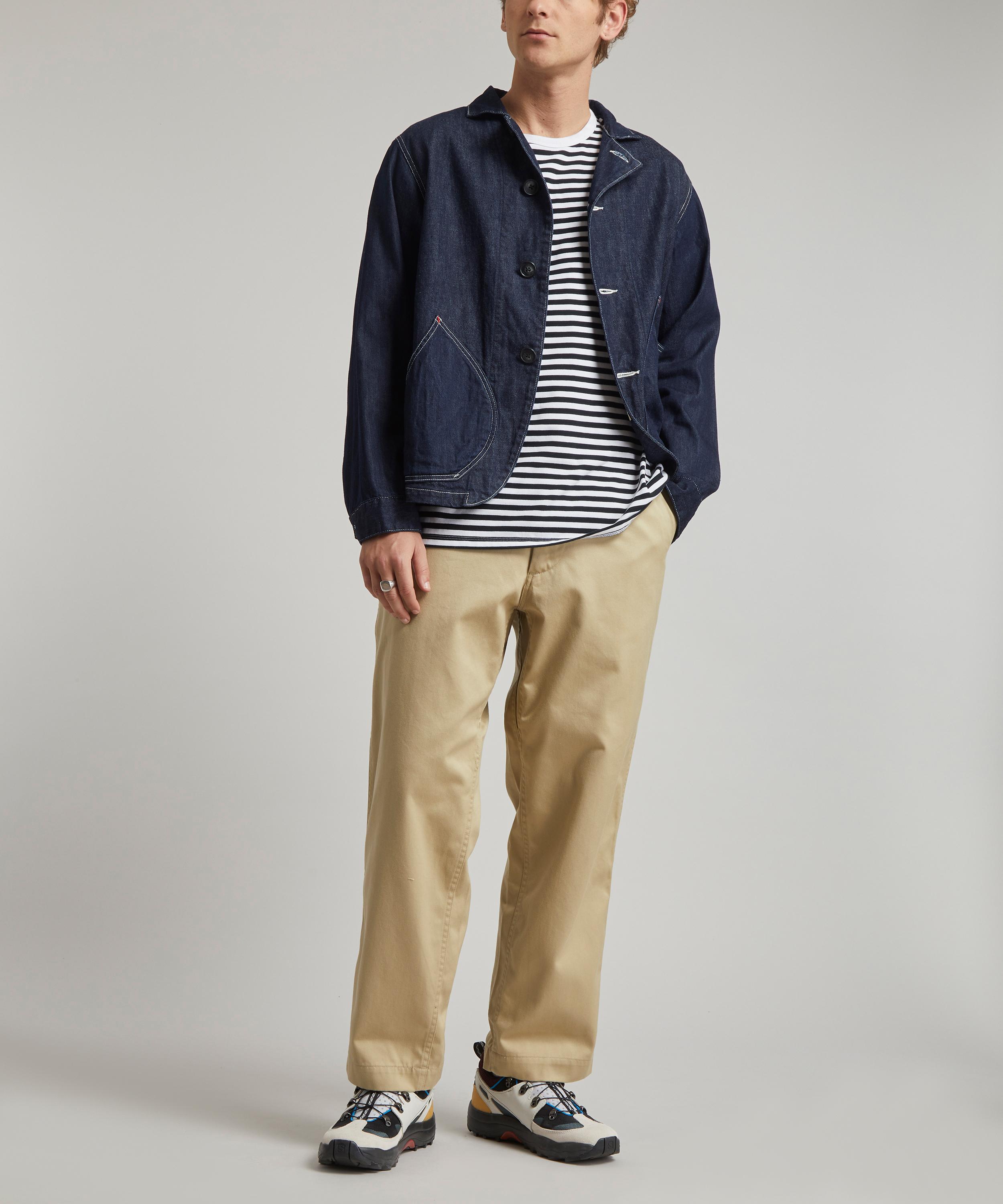 Nanamica - Coolmax Striped Jersey Short-Sleeve T-Shirt image number 1