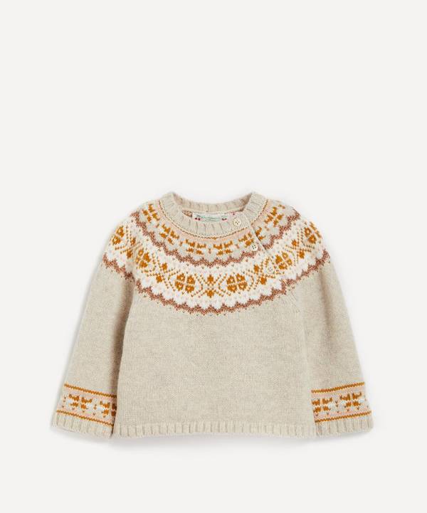 Bonpoint - Toulouse Jacquard Wool Jumper 6 Months