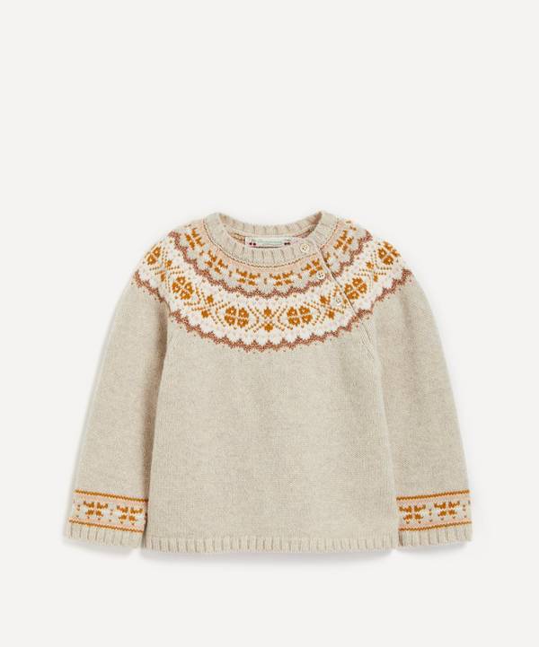 Bonpoint - Toulouse Jacquard Wool Jumper 18 Months