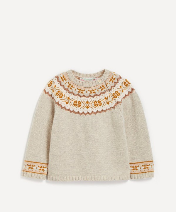 Bonpoint - Toulouse Jacquard Wool Jumper 3 Years image number null