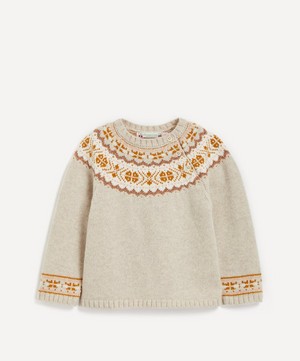 Bonpoint - Toulouse Jacquard Wool Jumper 3 Years image number 0