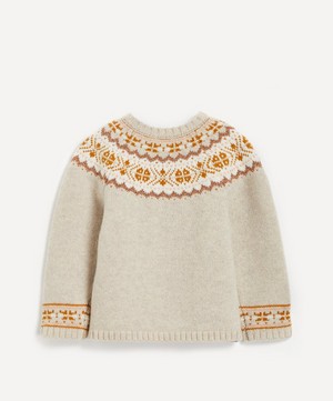 Bonpoint - Toulouse Jacquard Wool Jumper 3 Years image number 1