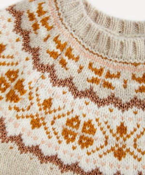 Bonpoint - Toulouse Jacquard Wool Jumper 3 Years image number 3
