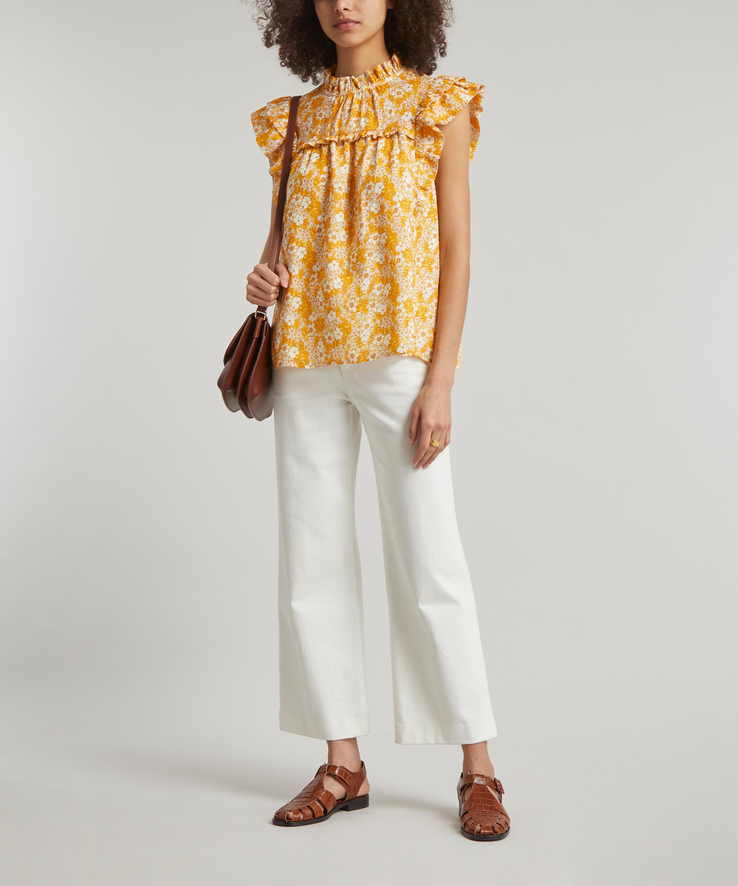 Aligne - Enya High-Neck Frill Blouse image number 2