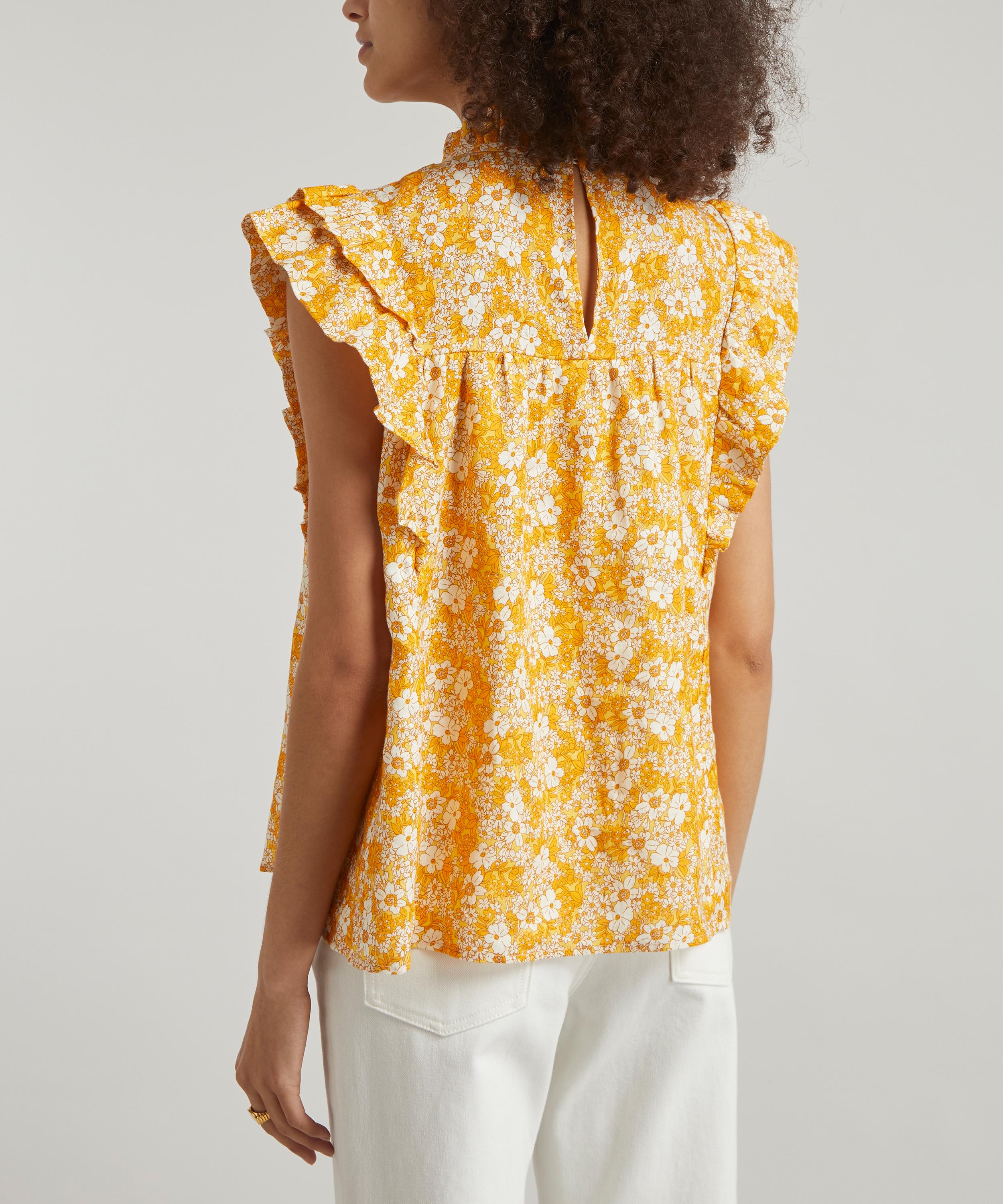 Aligne - Enya High-Neck Frill Blouse image number 3