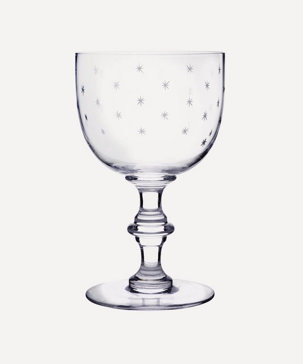 The Vintage List - Stars Crystal Wine Goblets Set of Four image number null