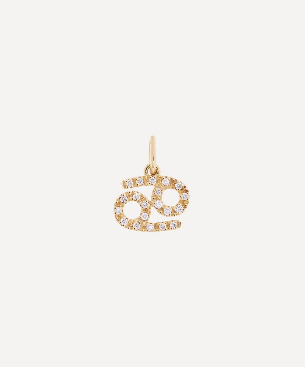 Liberty - 18ct Gold Cancer Diamond Celestial Pendant