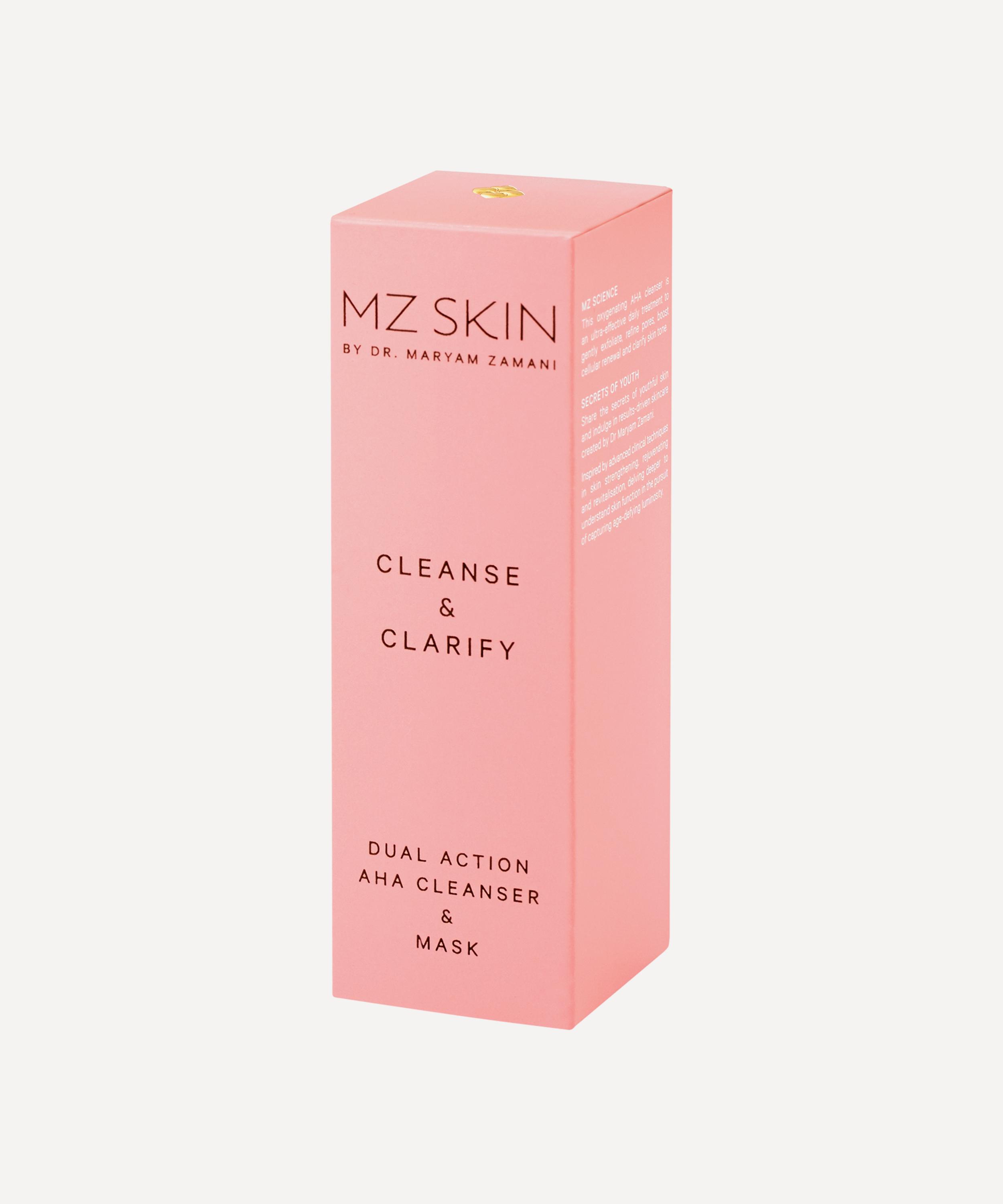 MZ Skin - CLEANSE & CLARIFY Dual Action AHA Cleanser & Mask 100ml image number 2