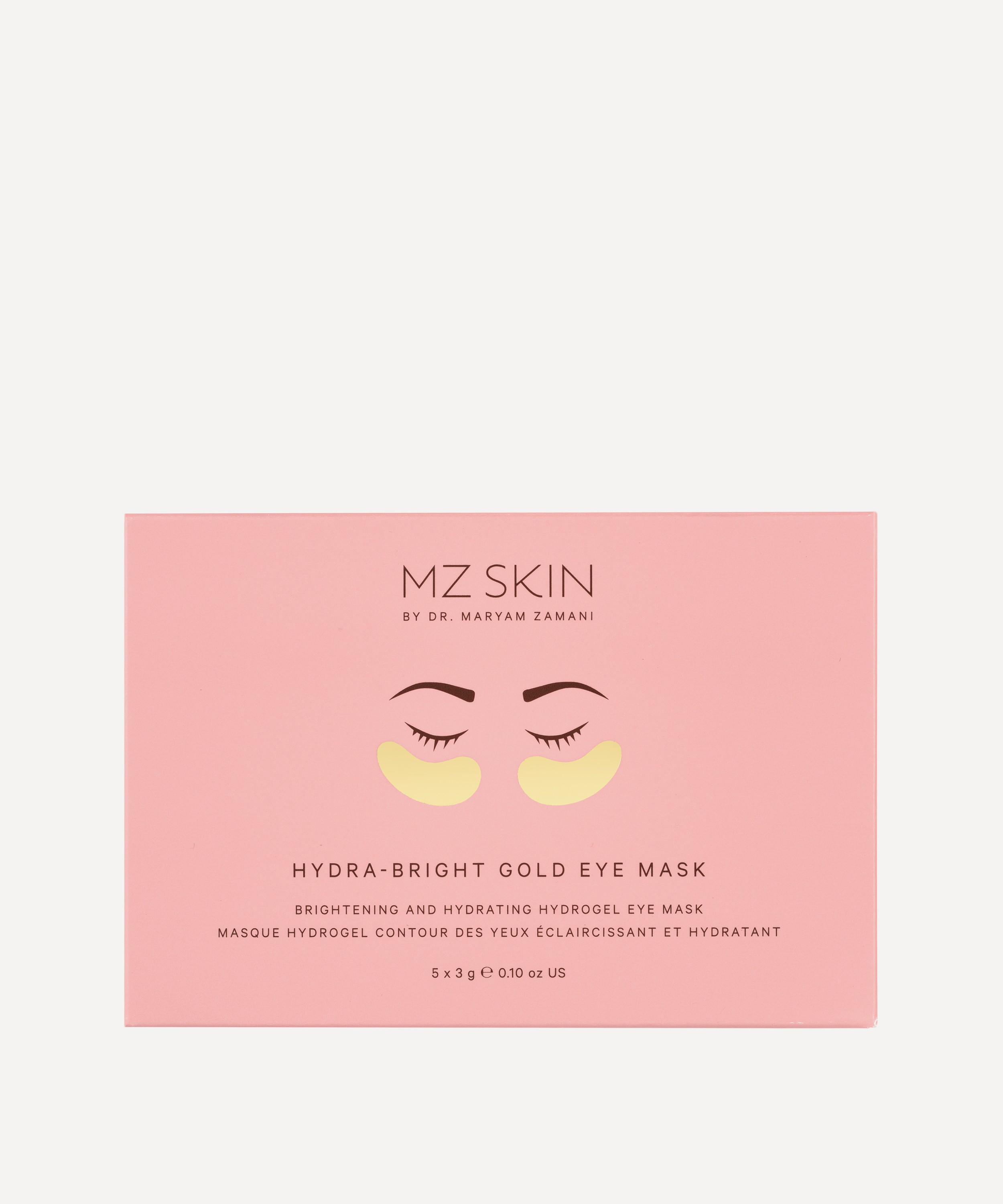 MZ Skin - Hydra-Bright Gold Eye Mask 5 Pairs image number 3