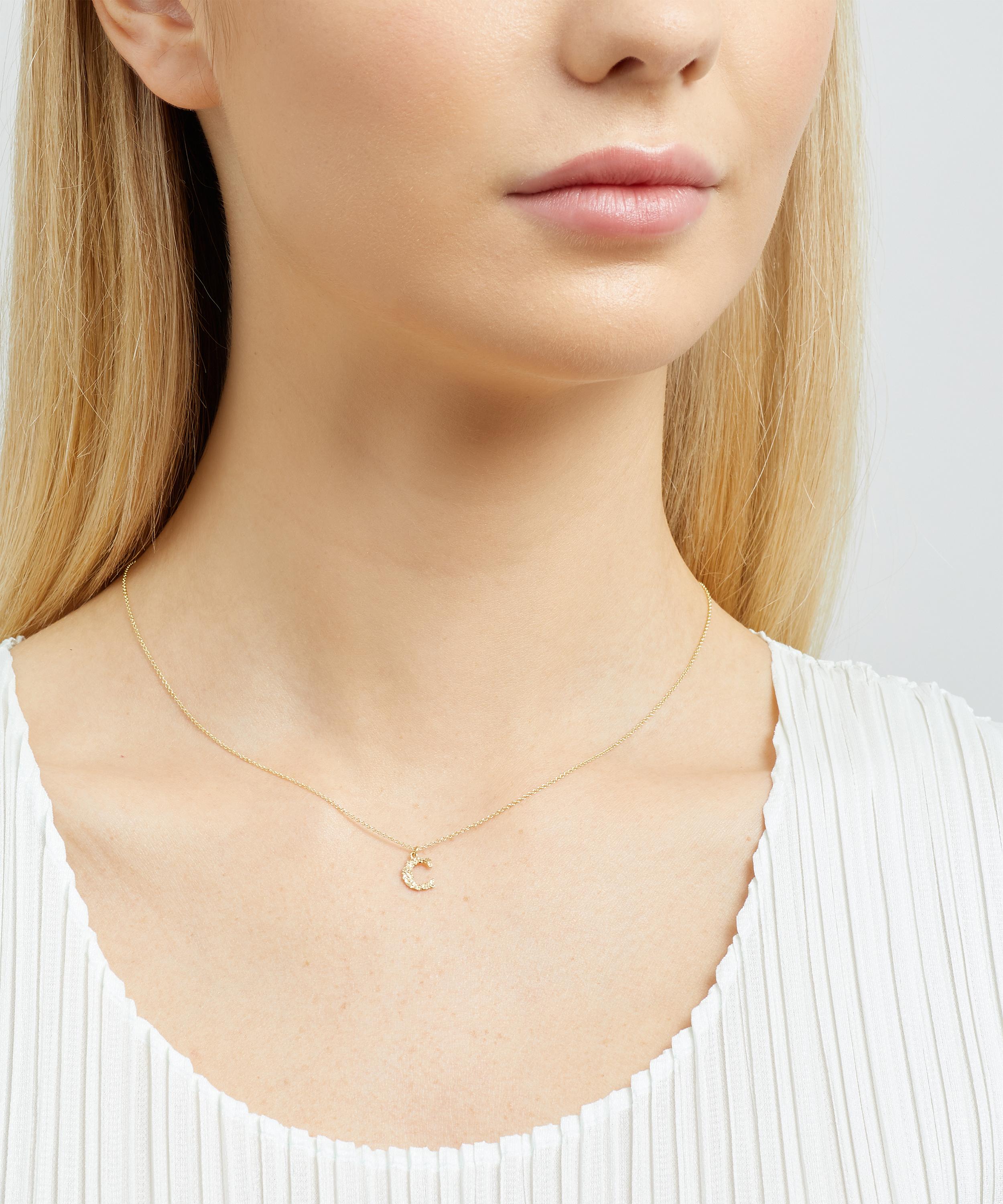 Tiny deals c necklace