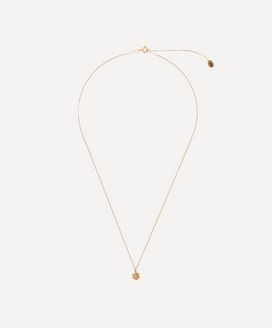 Alex Monroe - 18ct Gold Teeny Tiny Diamond Daisy Pendant Necklace image number 2