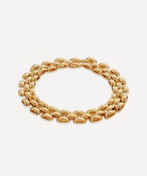 18ct Gold Plated Vermeil Silver Heirloom Chain Bracelet