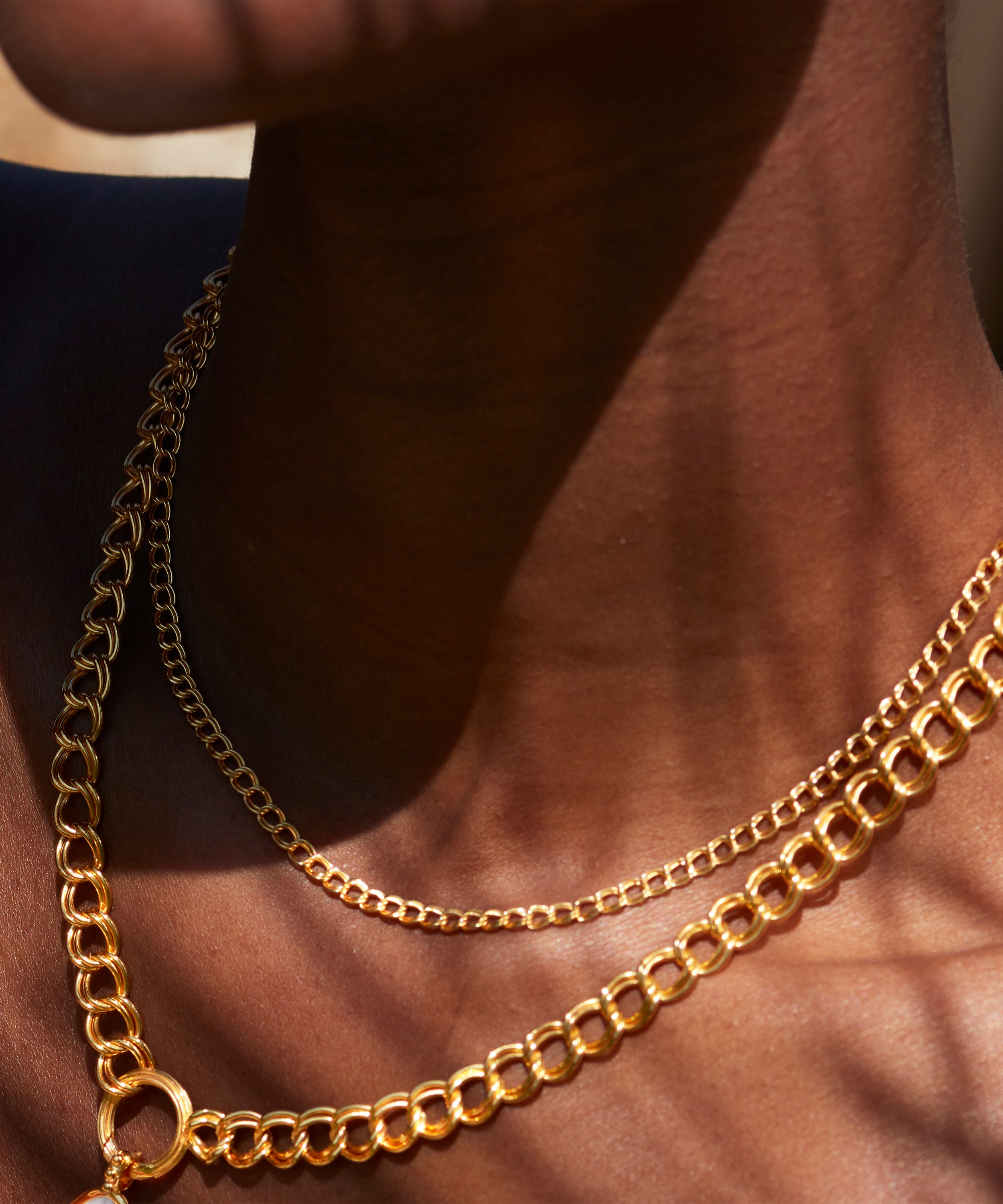 Monica Vinader Groove Curb Chain Necklace