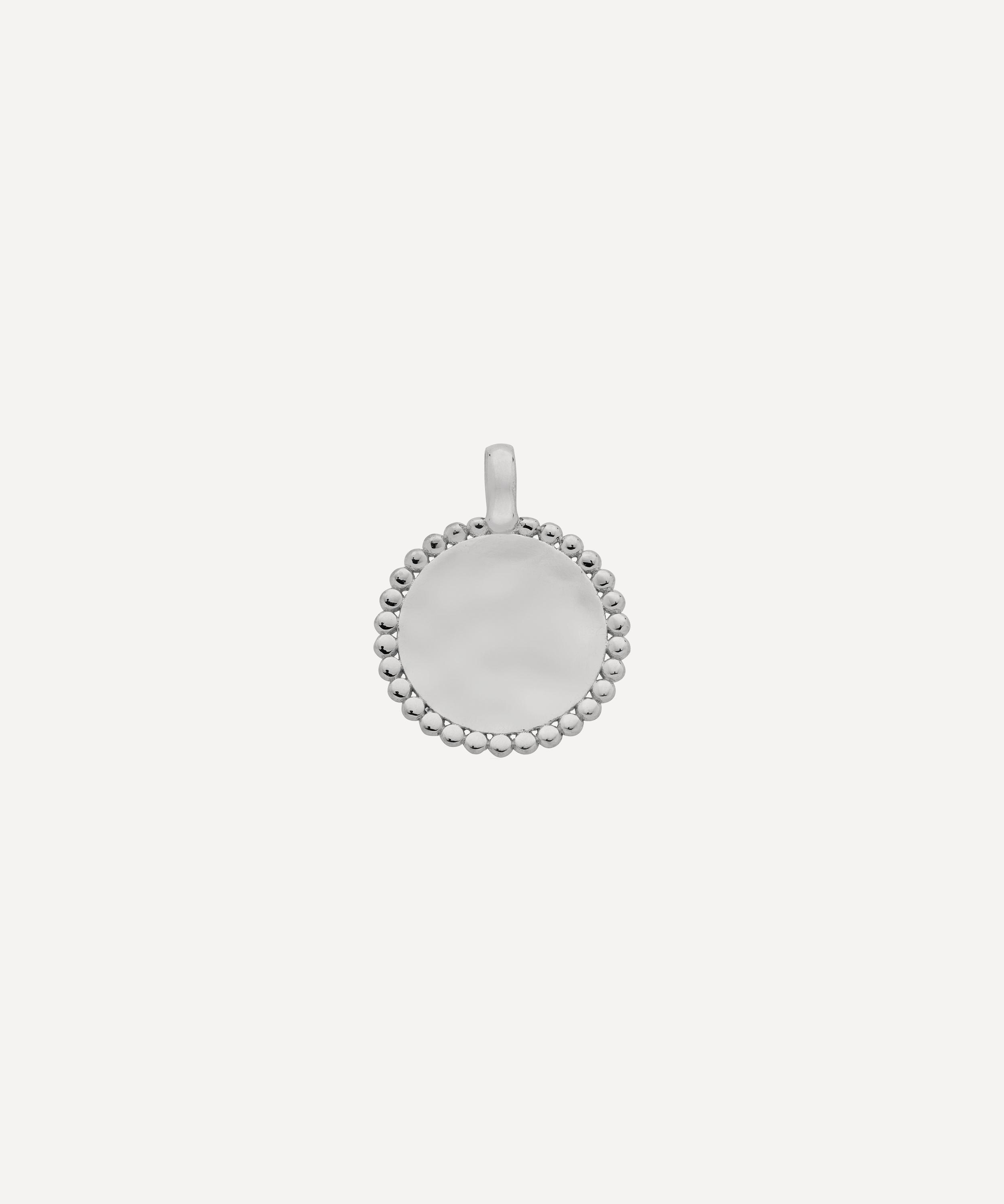 Monica Vinader - Silver Deia Beaded Pendant Charm image number 0
