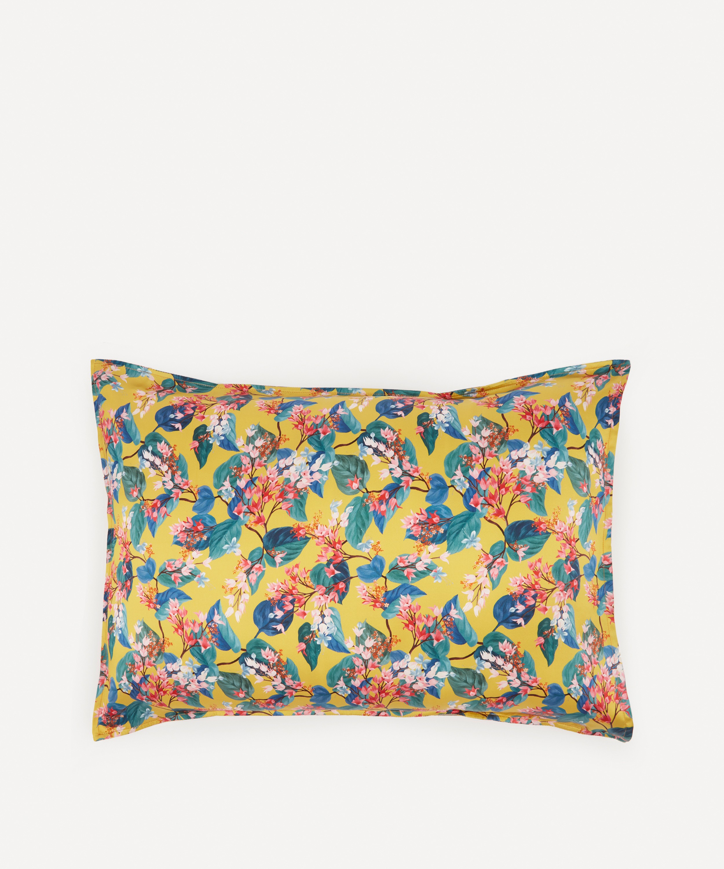 Coco & Wolf - Osterley Mustard Silk Pillowcase Set of Two image number 0