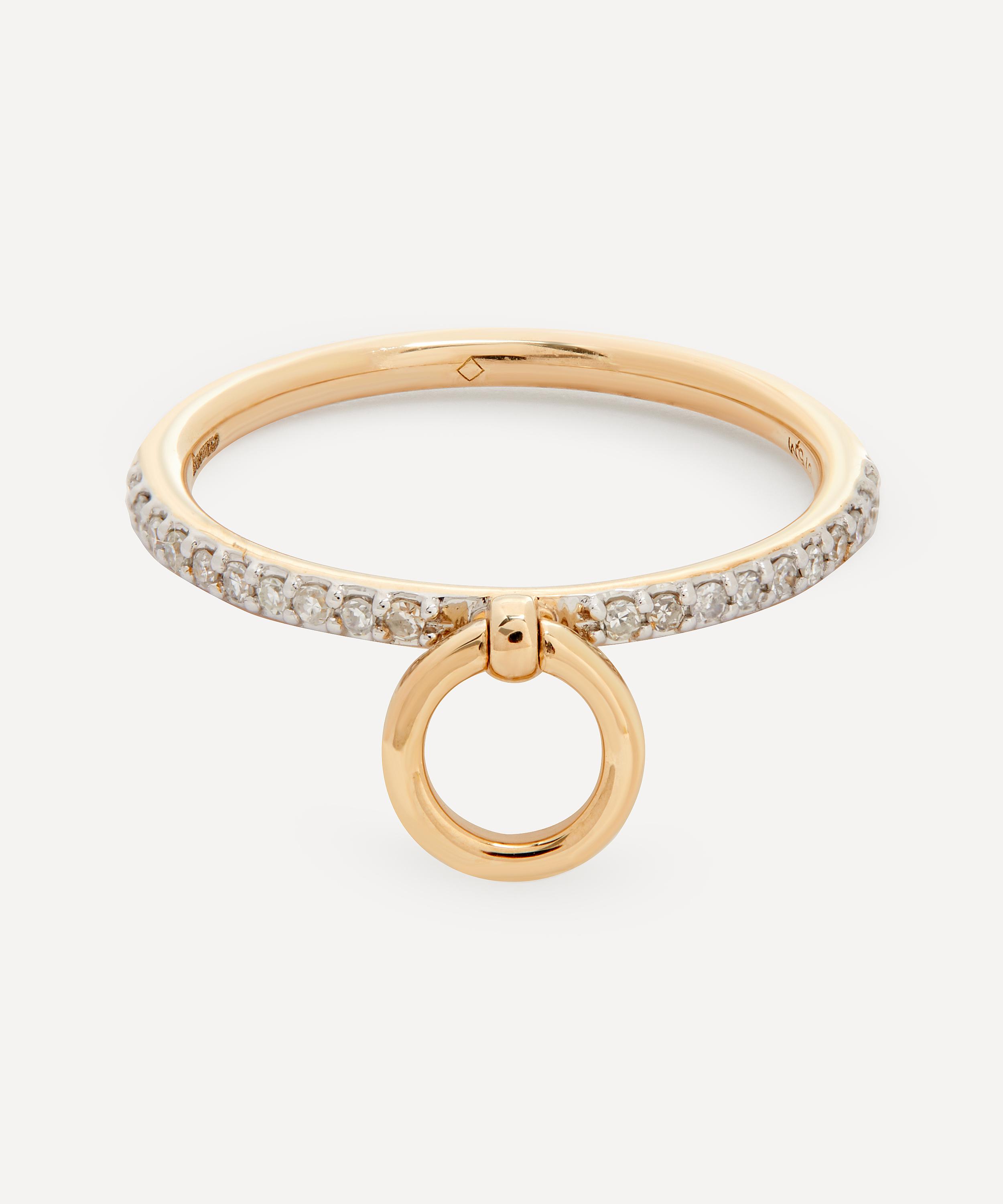 Otiumberg - 9ct Gold Diamond Knocker Ring